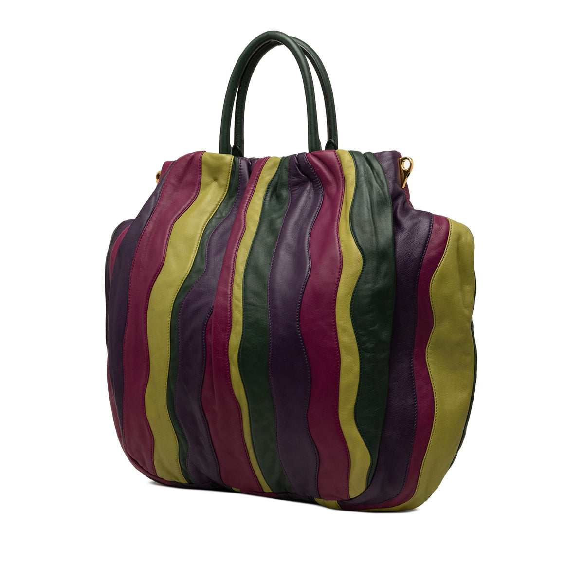 Prada Multicolor Nappa Waves Satchel