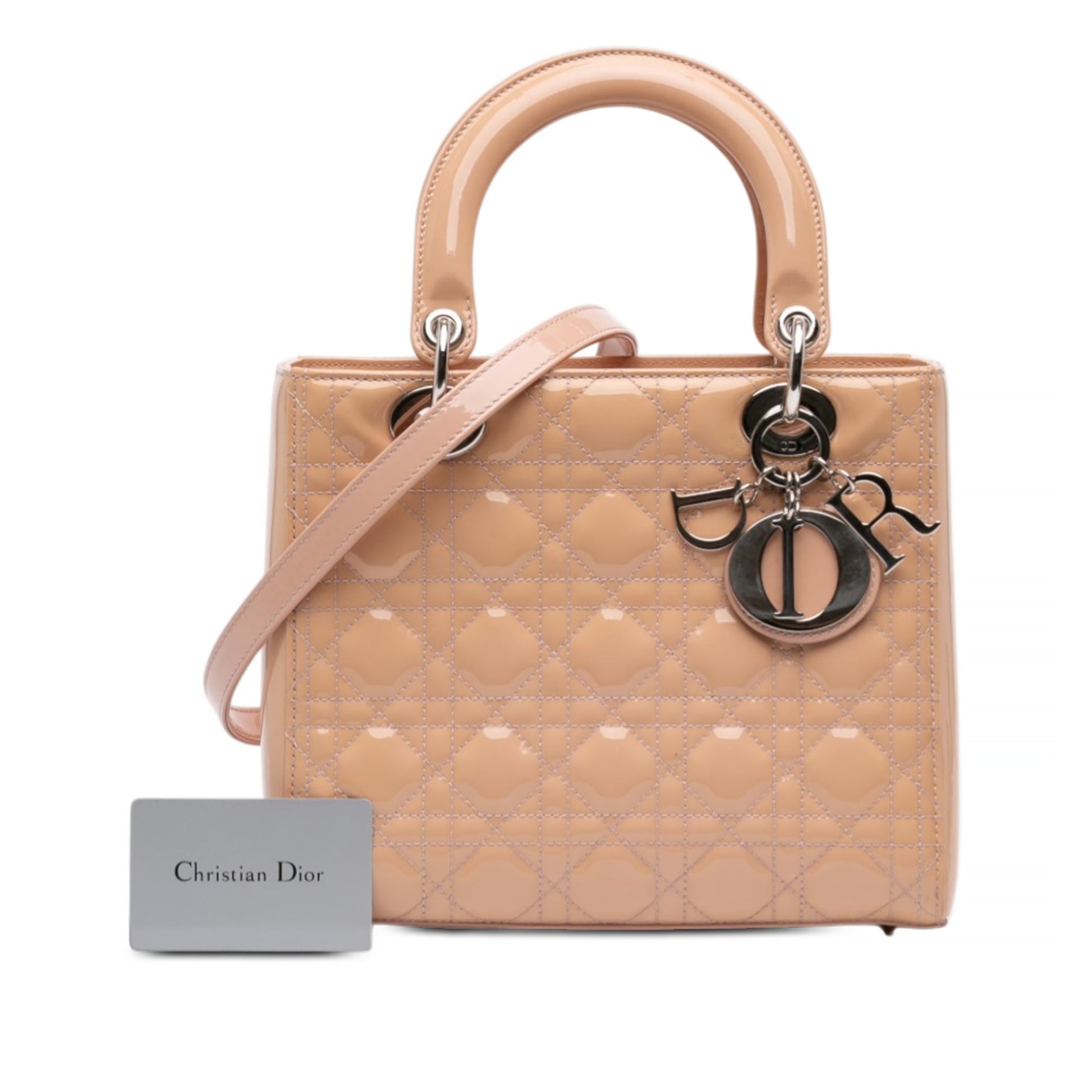 Dior Medium Patent Cannage Lady Dior