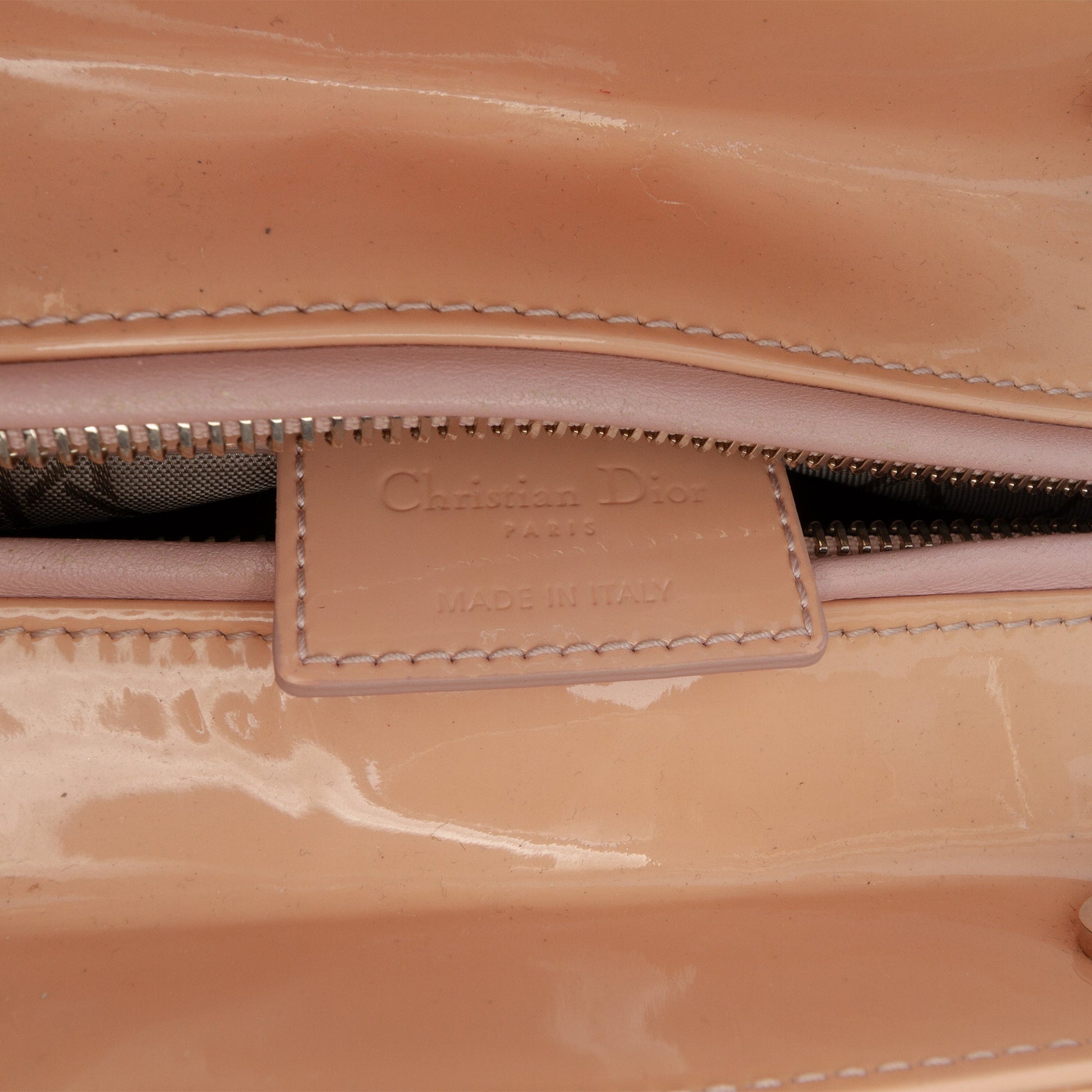 Dior Medium Patent Cannage Lady Dior
