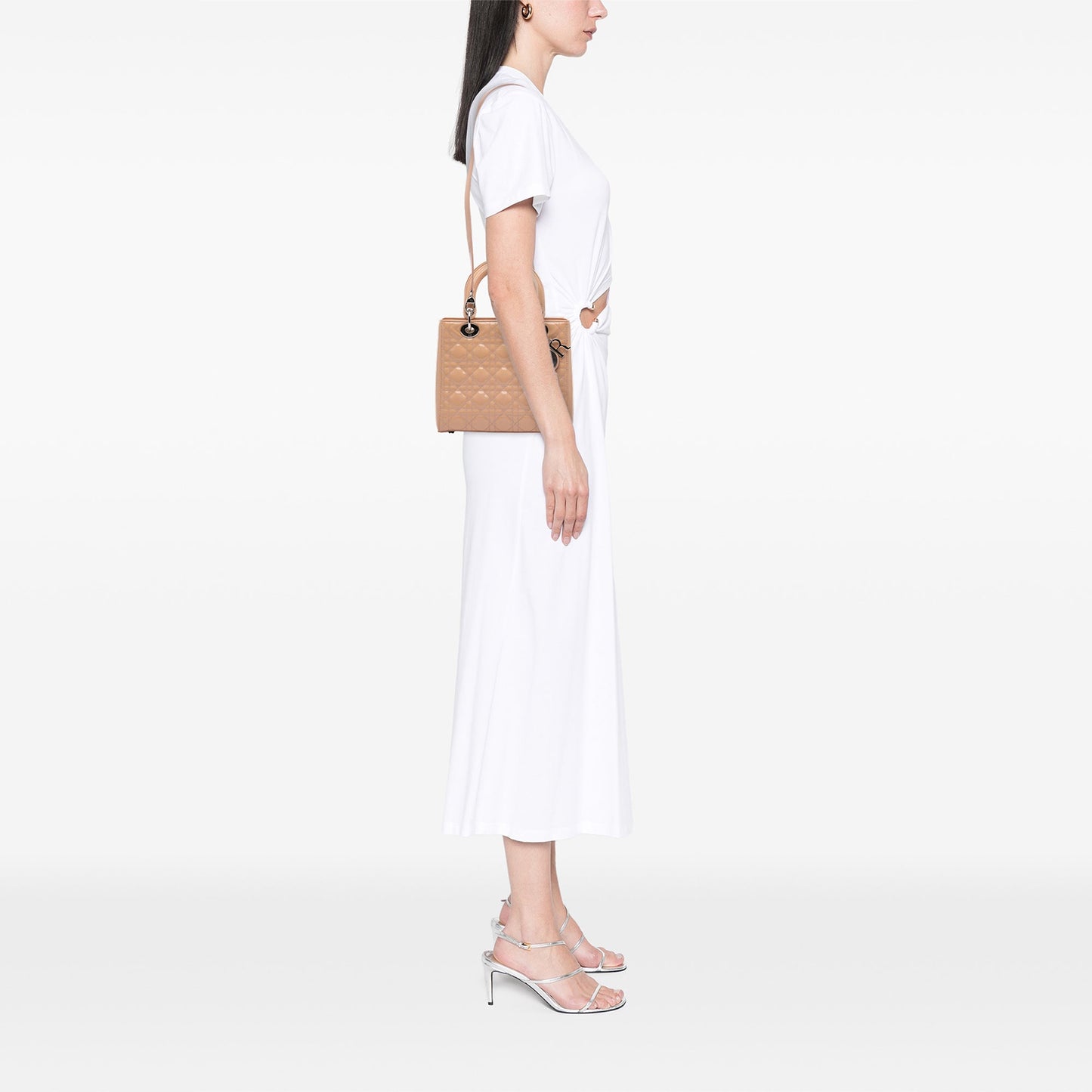 Dior Medium Patent Cannage Lady Dior