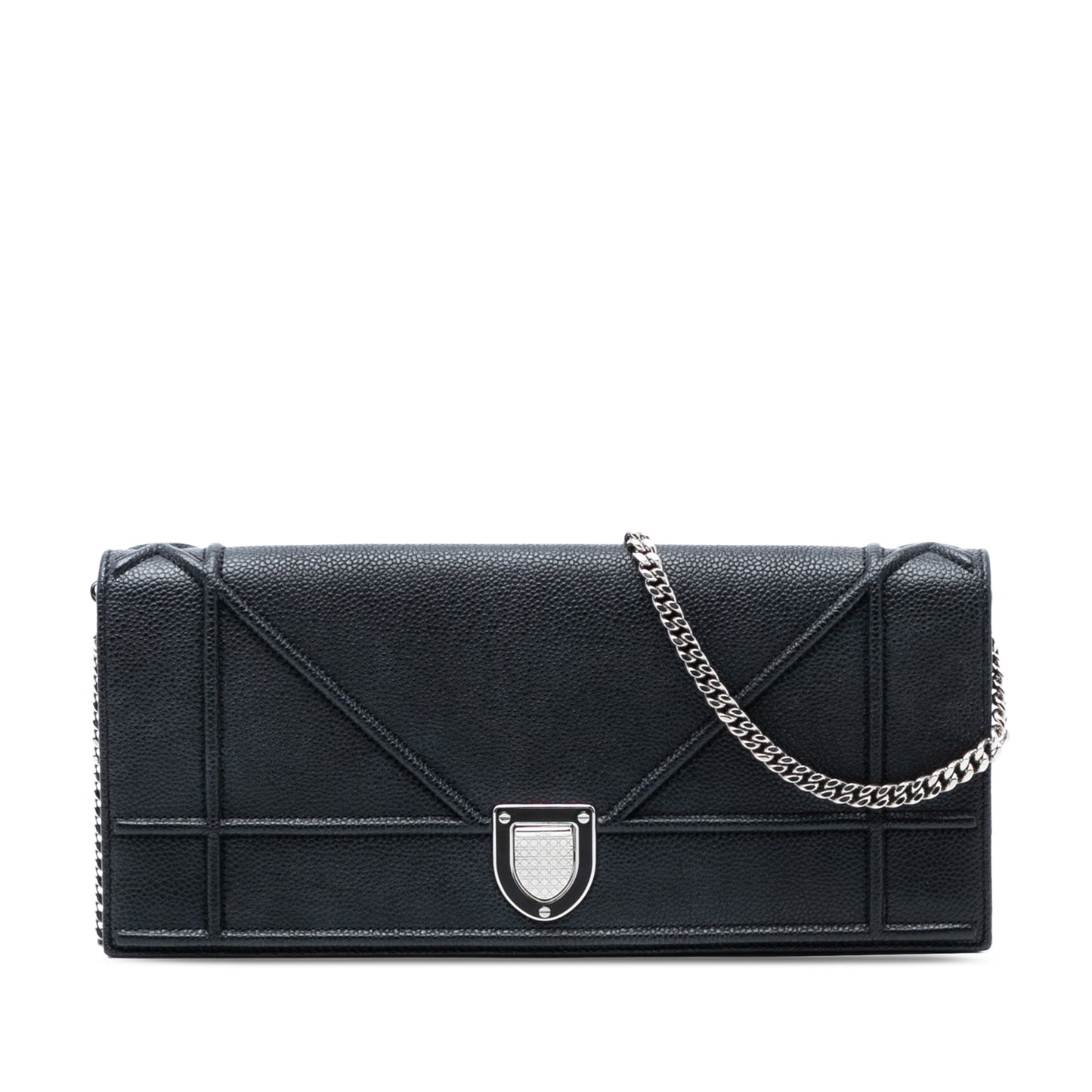 Dior Grained Calfskin Diorama Pochette Clutch
