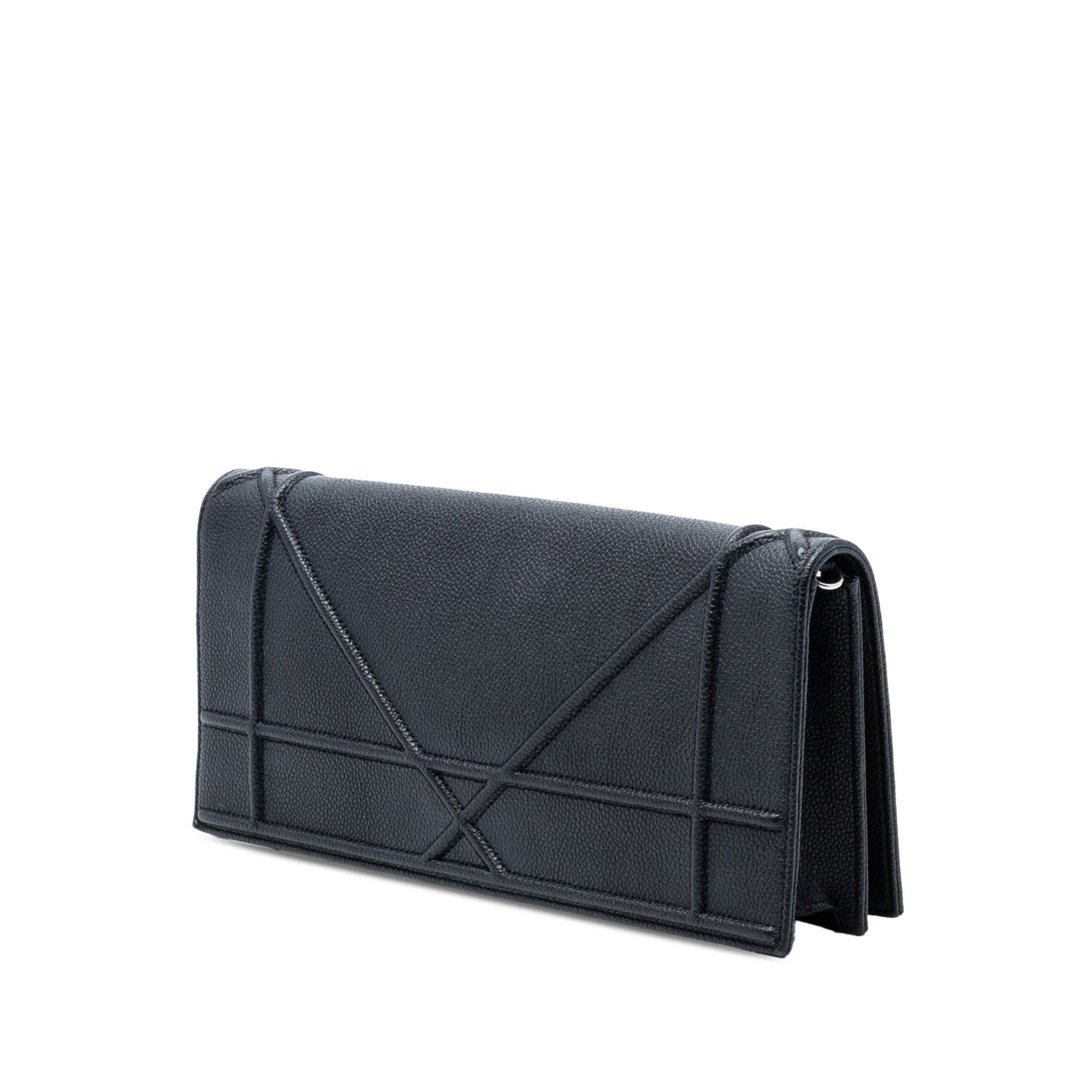 Dior Grained Calfskin Diorama Pochette Clutch