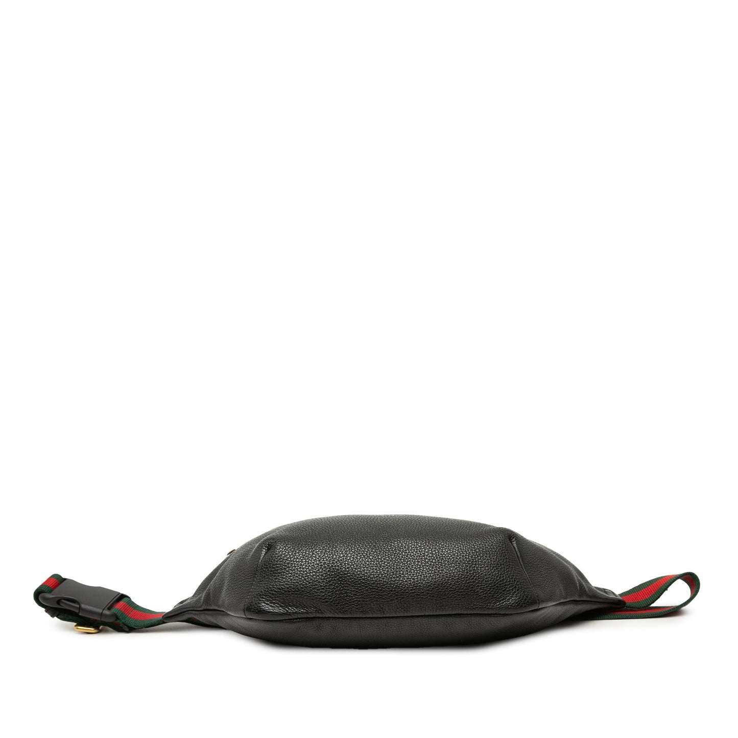 Gucci Grained Calfskin Web Logo Belt Bag