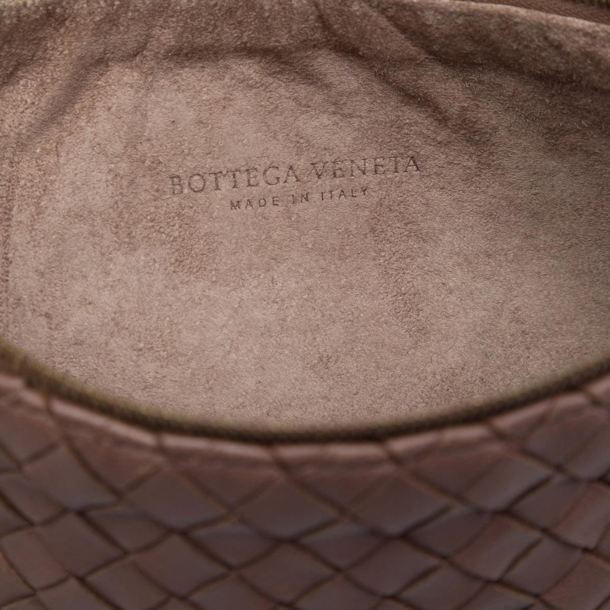 Bottega Veneta Nappa Intrecciato Crossbody — Brown