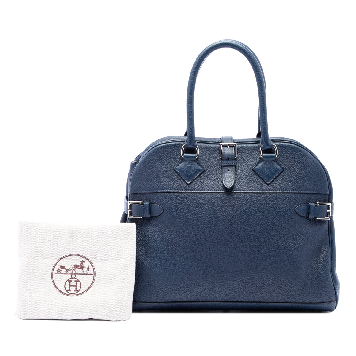 Hermès Clemence Atlas 35 — Blue