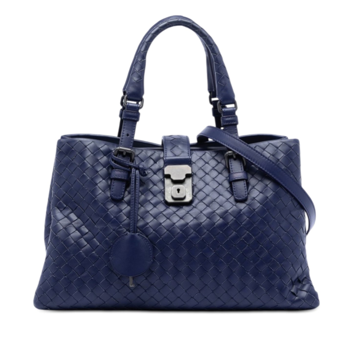 Small Nappa Intrecciato Roma Satchel