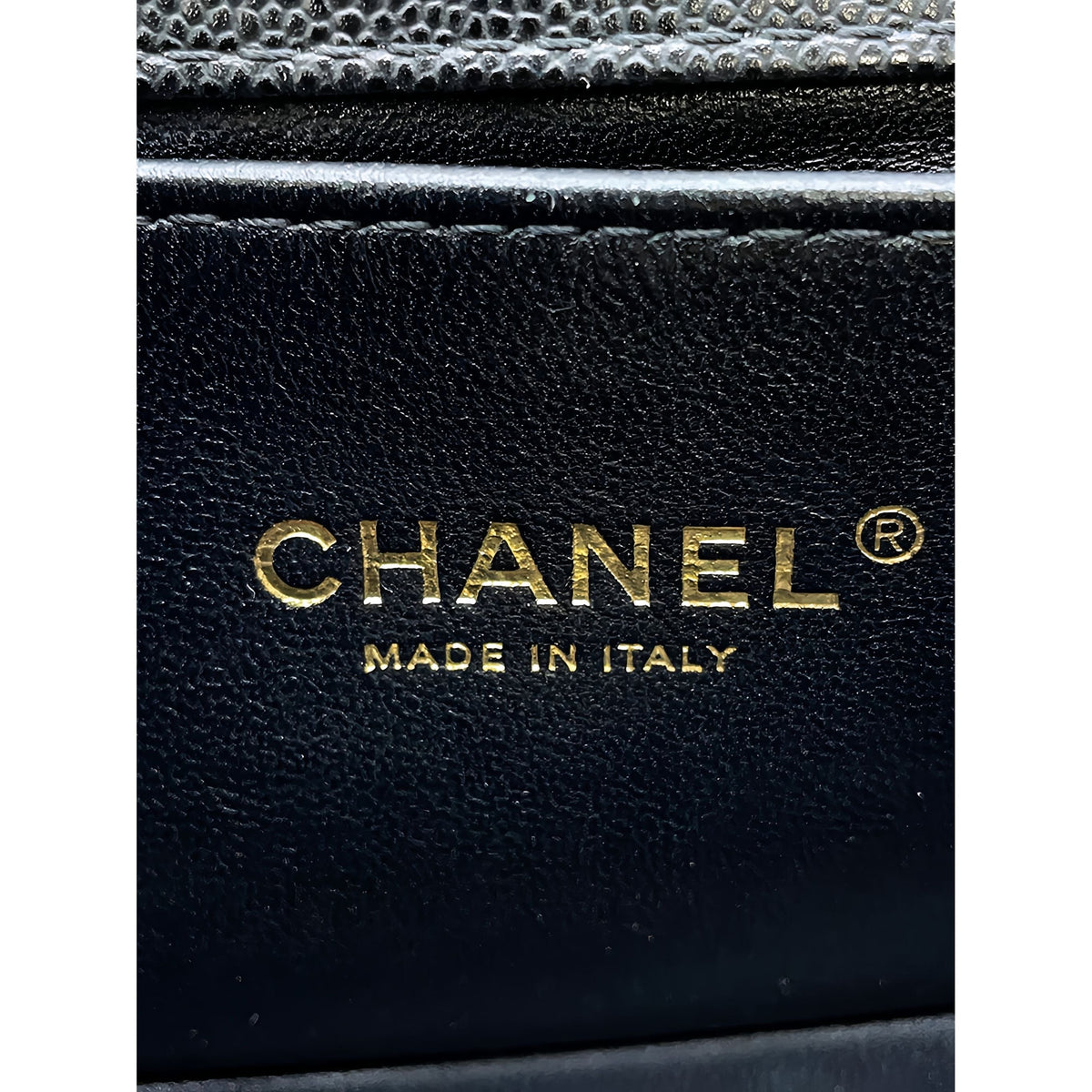 Chanel Small Quilted Caviar Boy Flap — Black