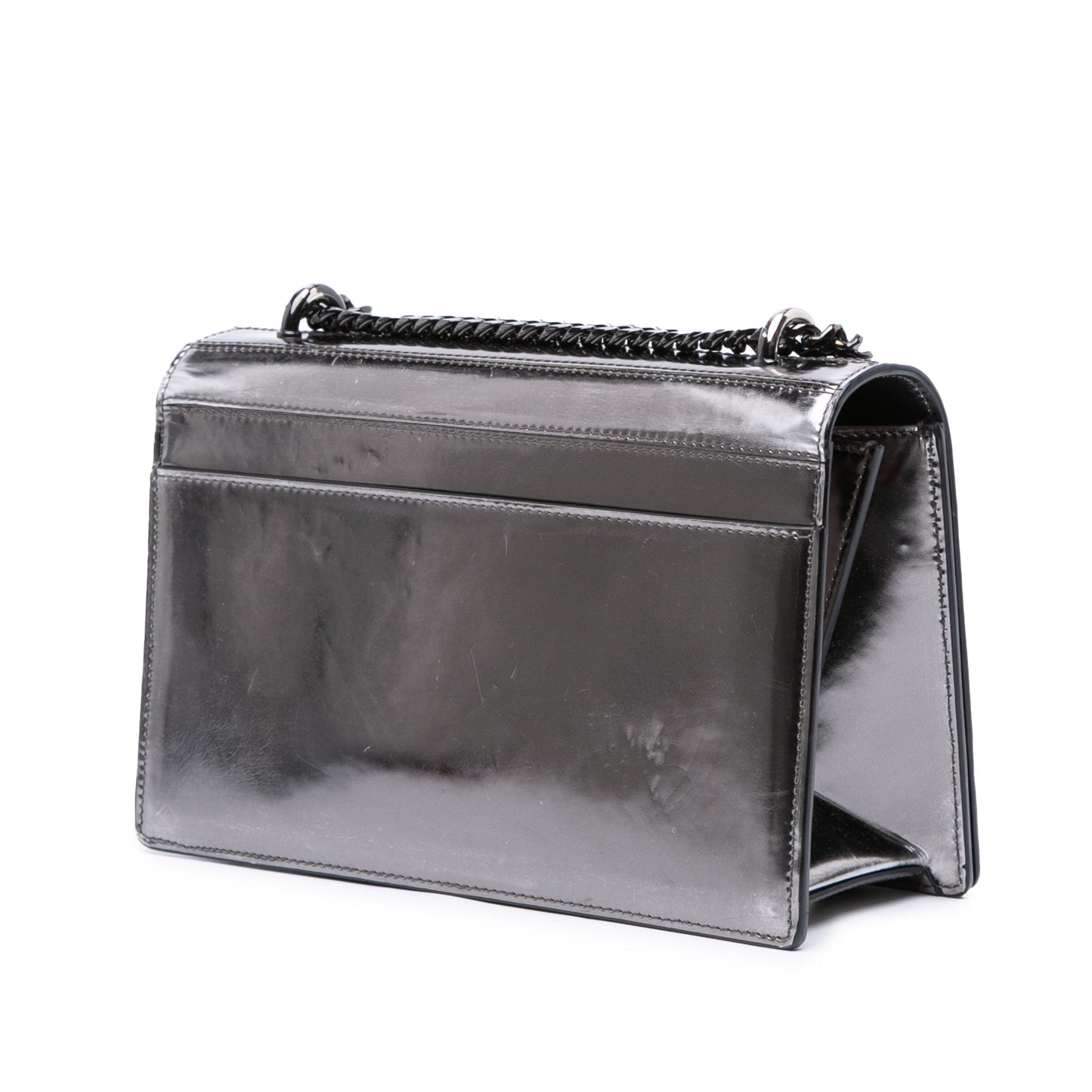 Balmain Patent Mariniere Flap