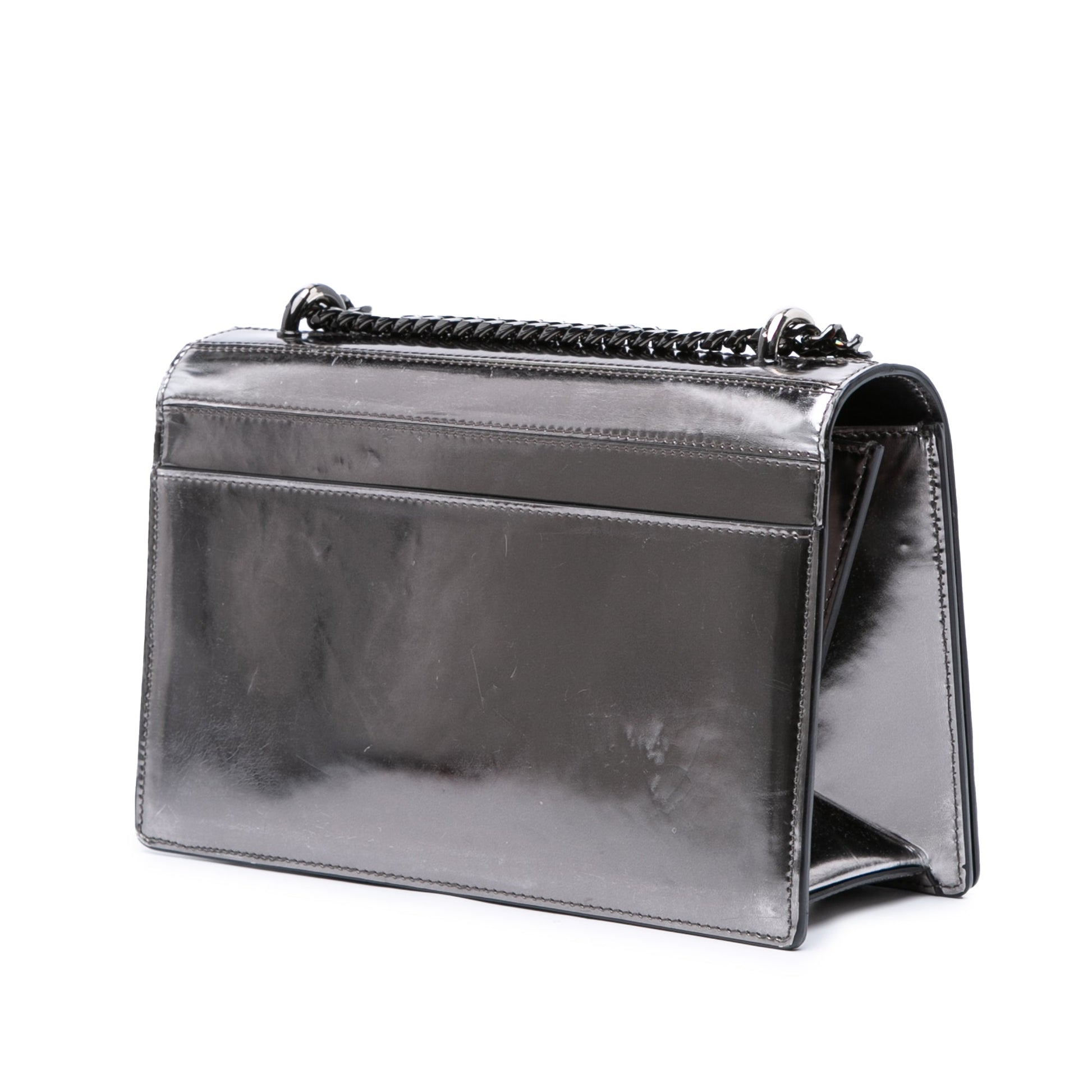 Balmain Patent Mariniere Flap