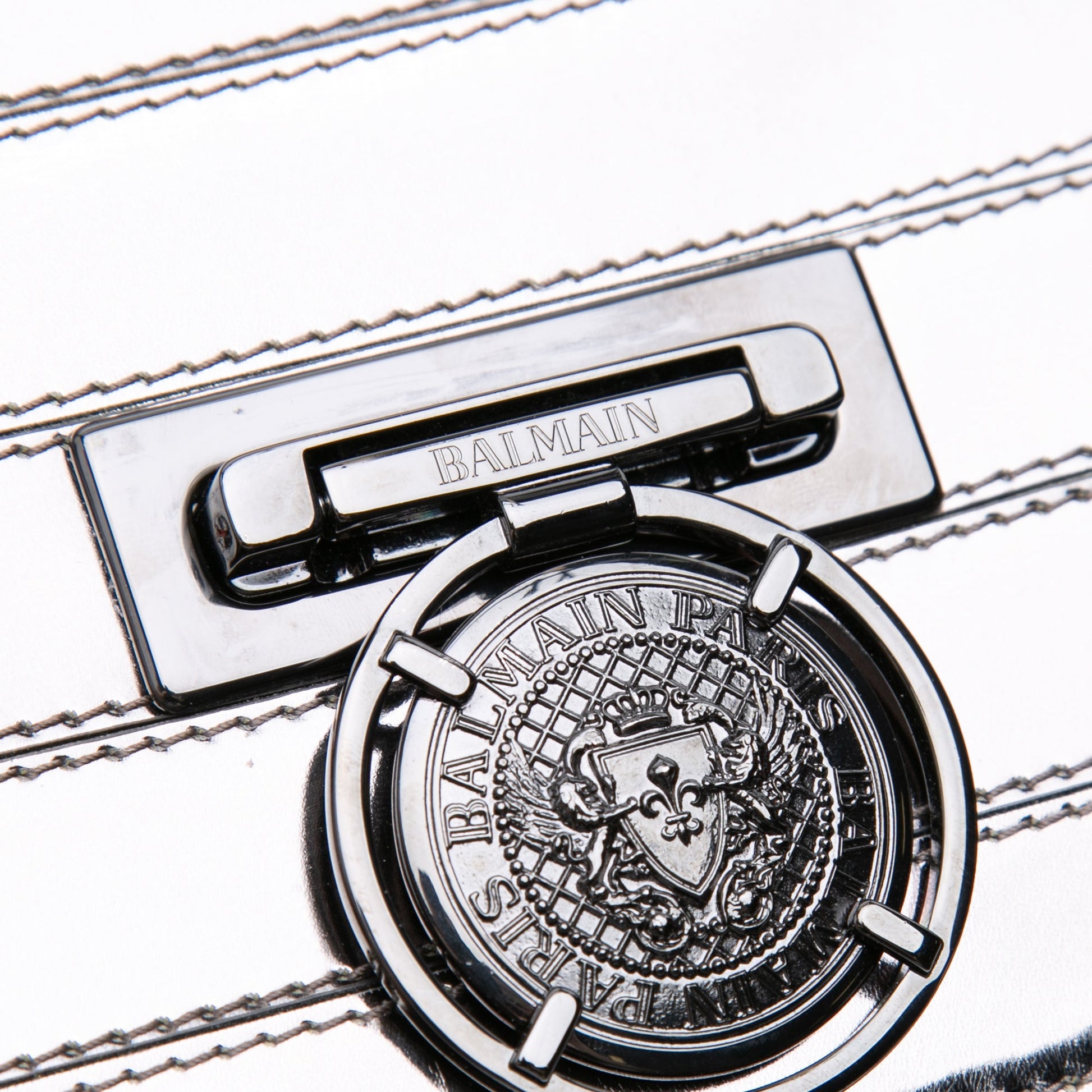 Balmain Patent Mariniere Flap