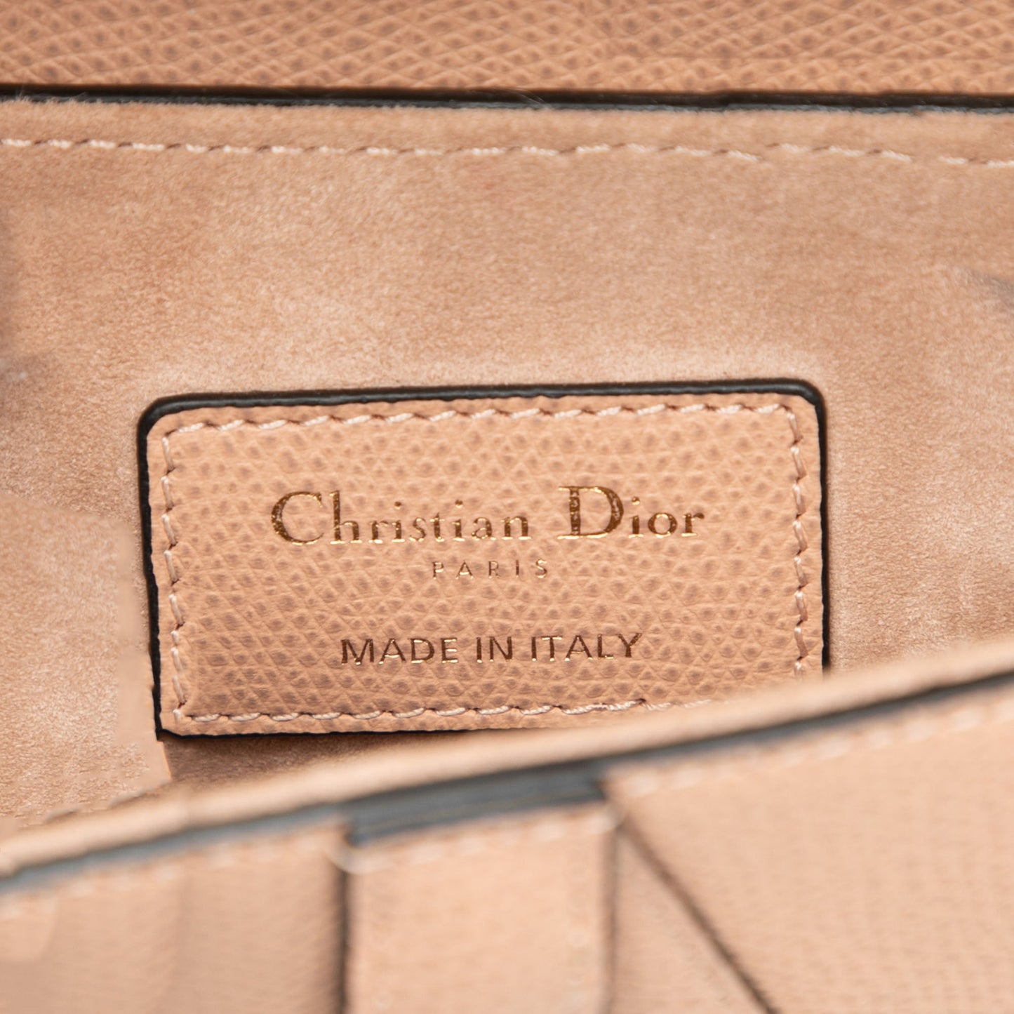 Mini Grained Calfskin Saddle Bag