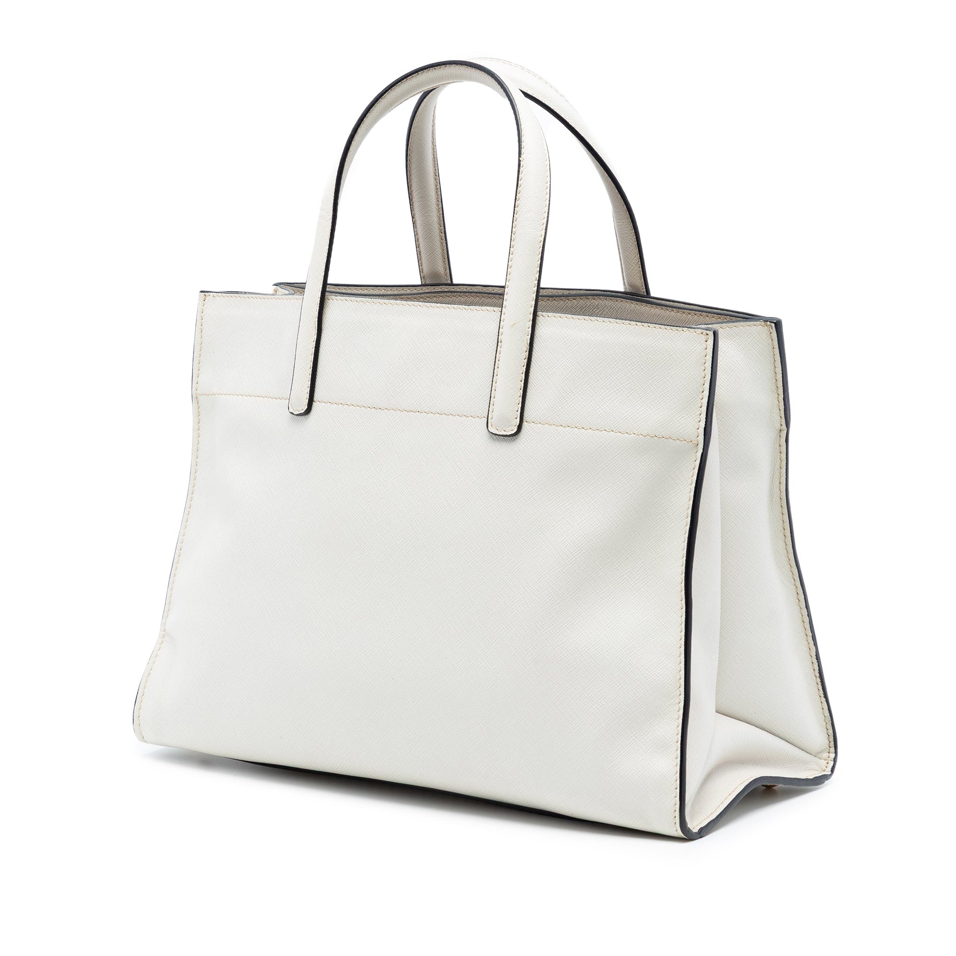 Prada Saffiano Soft Triple Pocket Tote