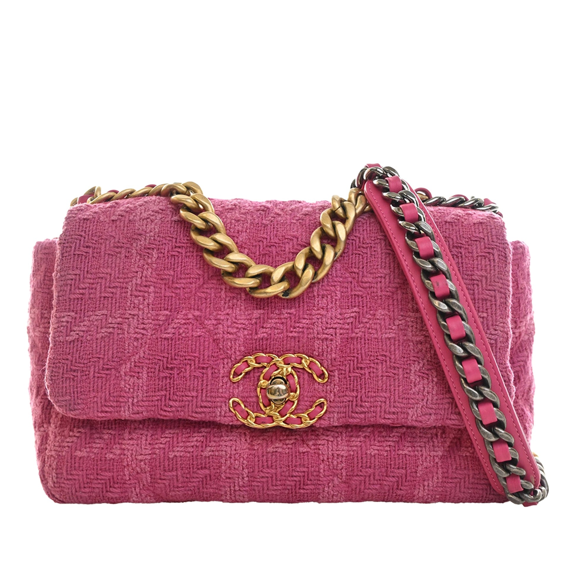 Chanel Medium Tweed 19 Flap