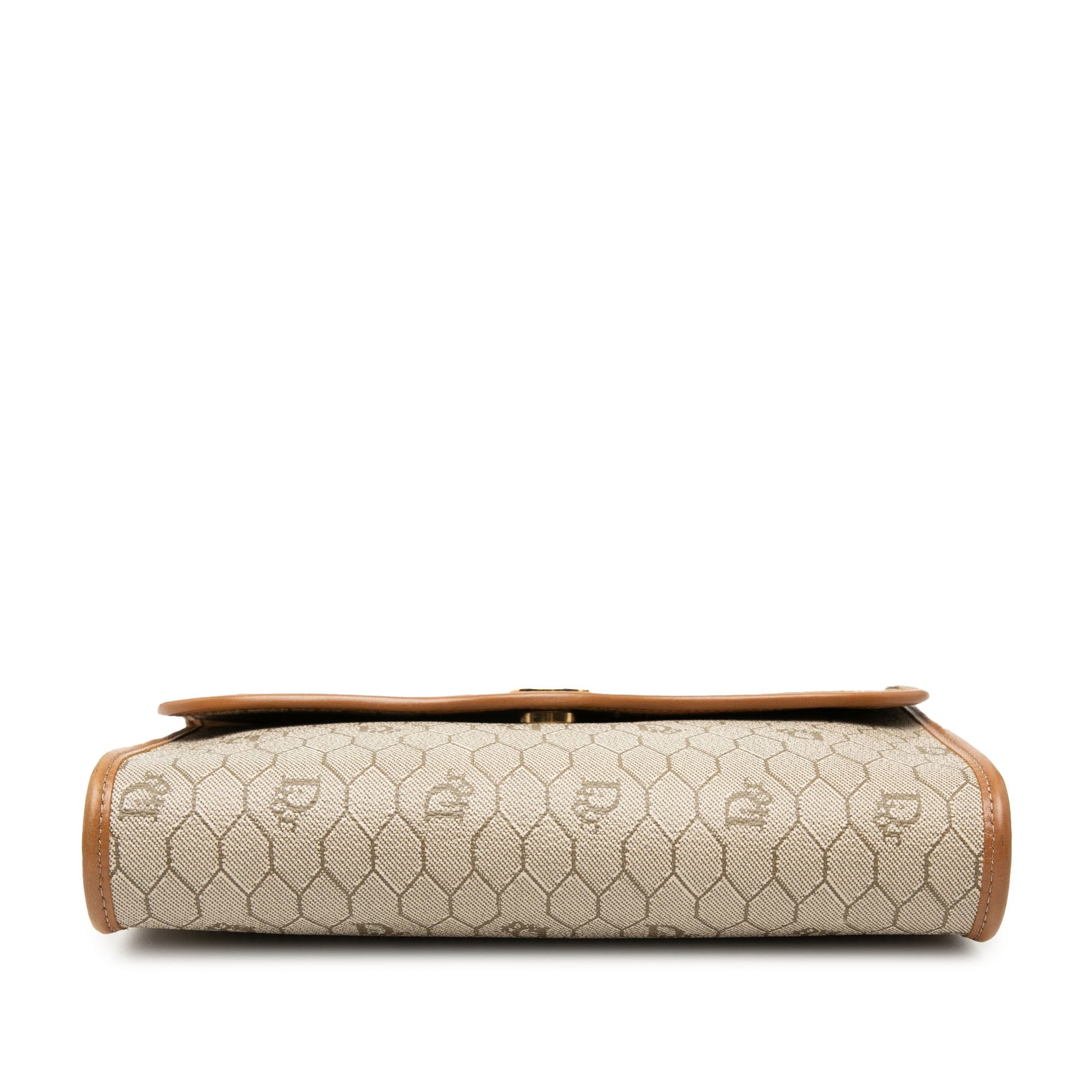 Honeycomb Coated Canvas Chain Crossbody