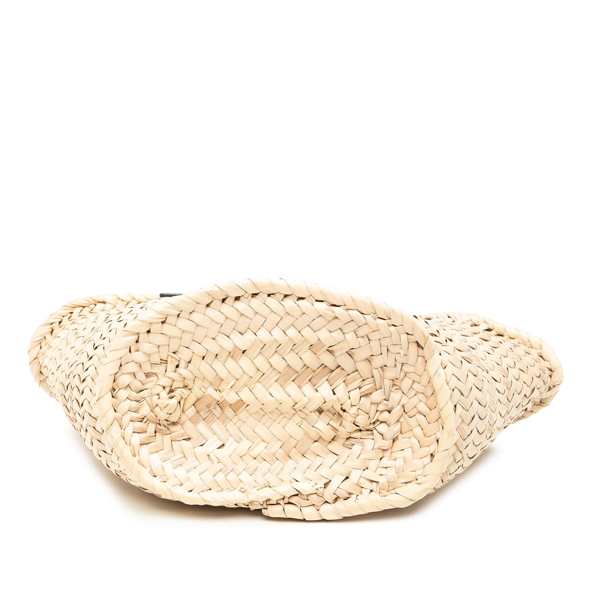 LOEWE Small Raffia Anagram Basket Tote