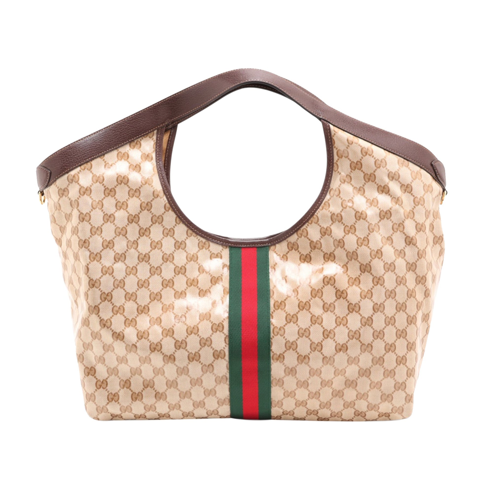 Gucci Large GG Crystal Web Giglio Tote