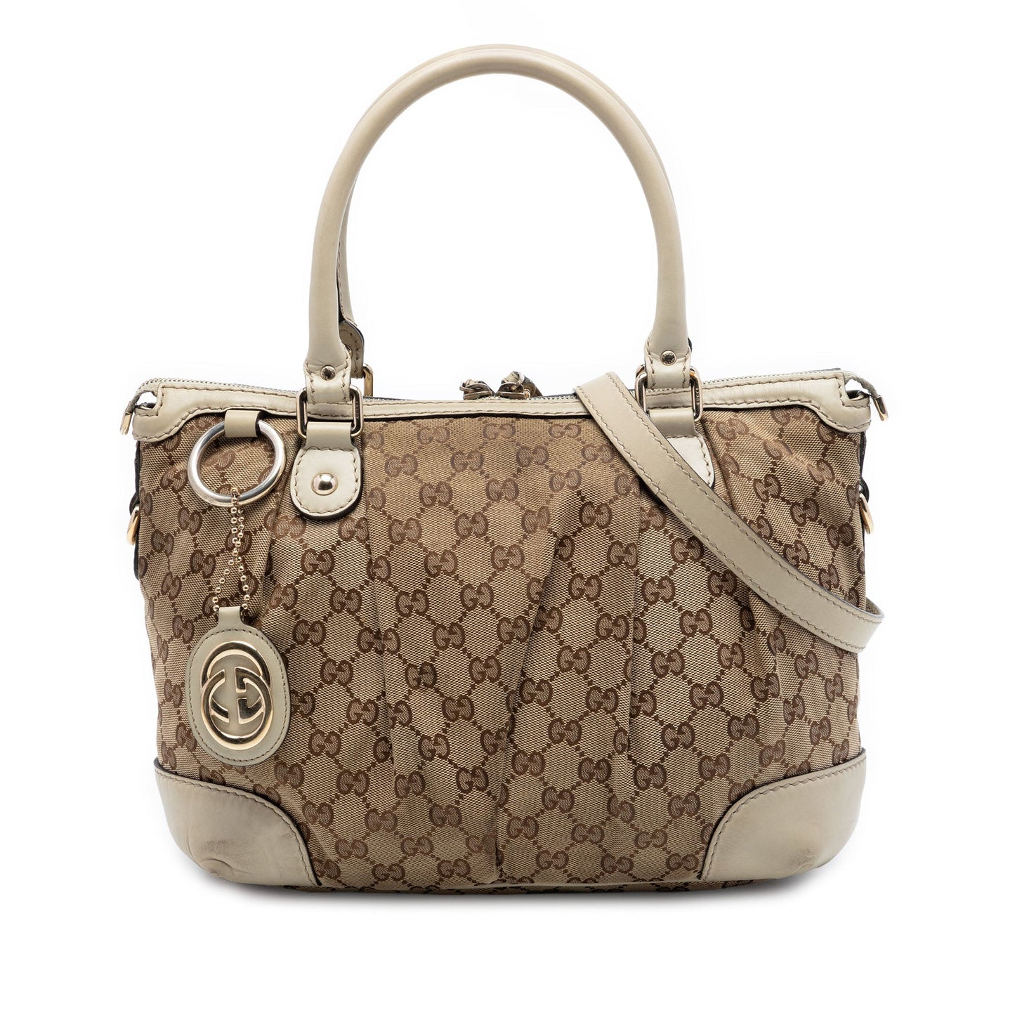 Gucci GG Canvas Sukey Satchel