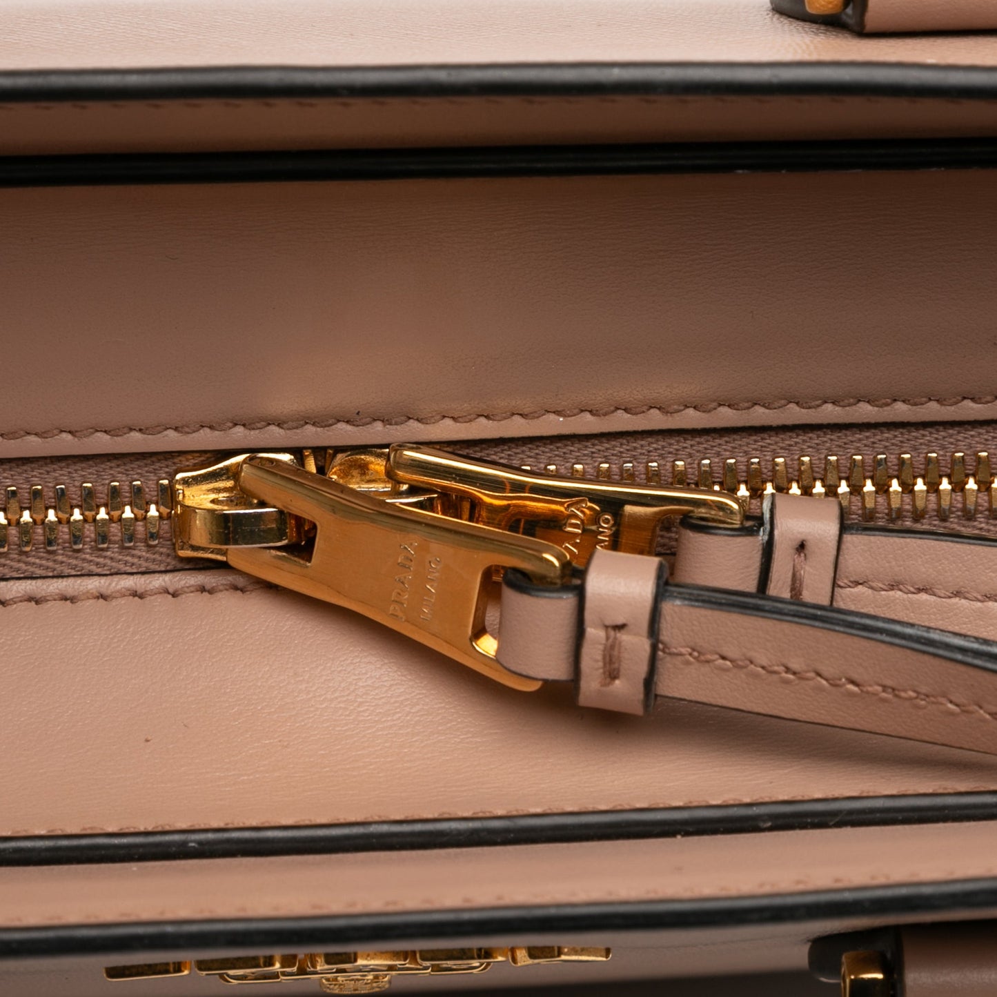 Soft Calf Trimmed Saffiano Lux Zip Convertible Tote