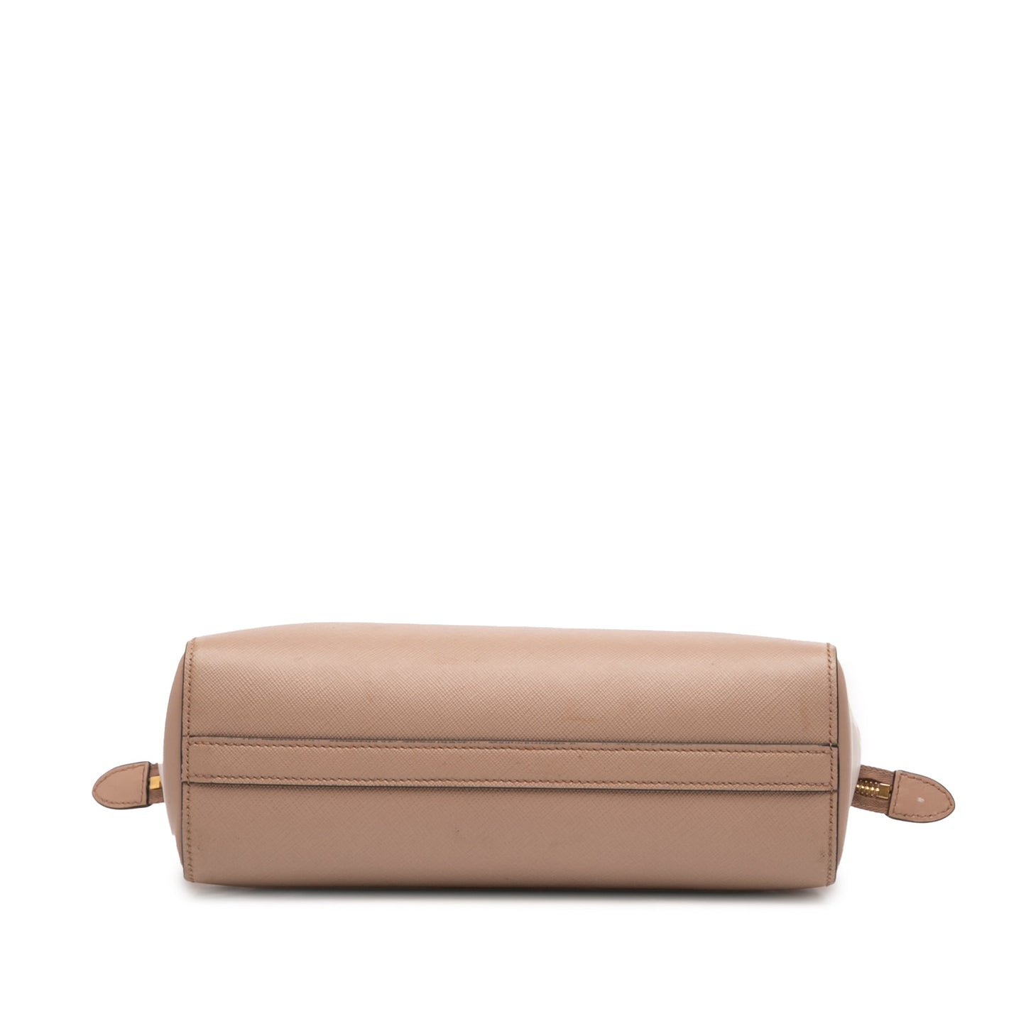 Soft Calf Trimmed Saffiano Lux Zip Convertible Tote