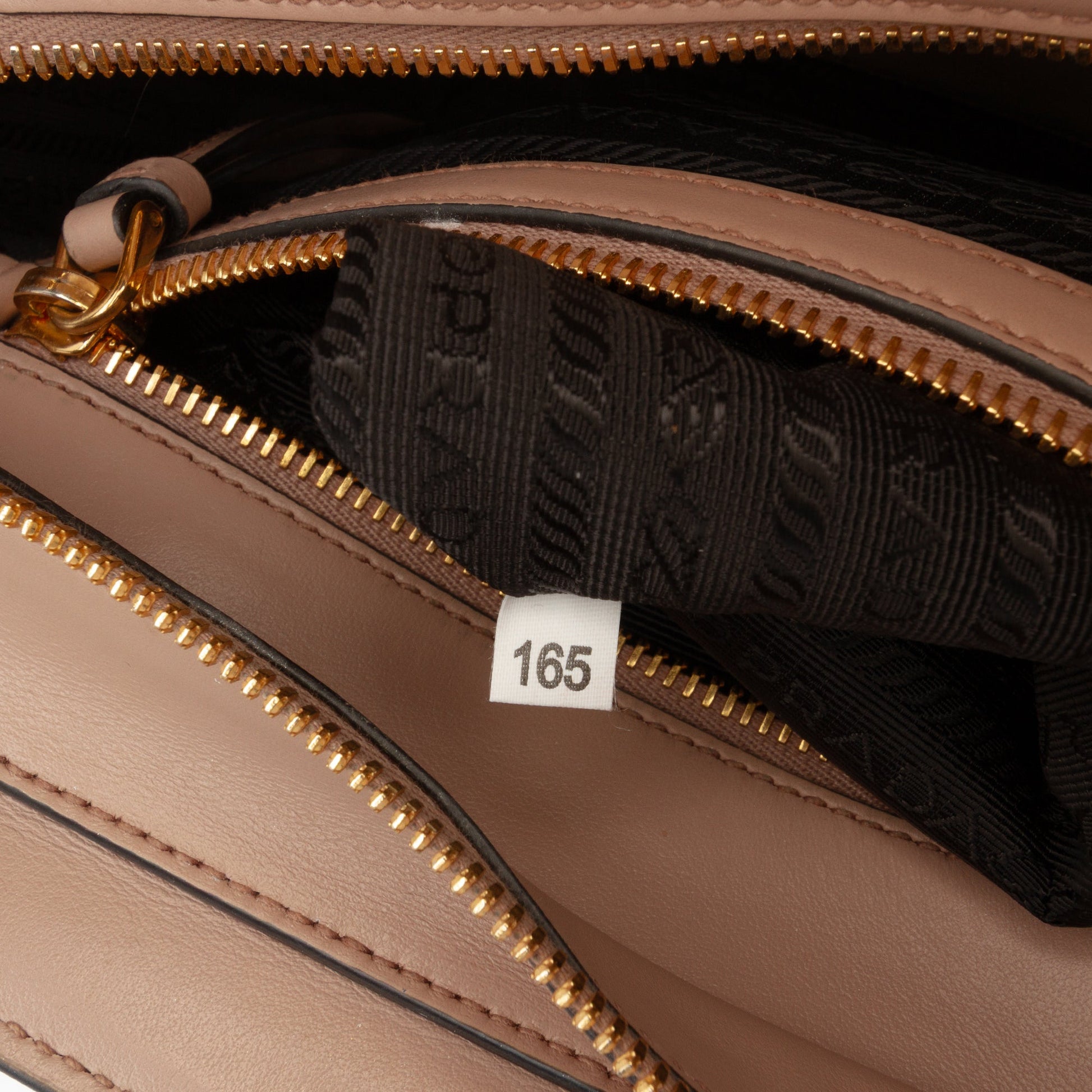 Soft Calf Trimmed Saffiano Lux Zip Convertible Tote