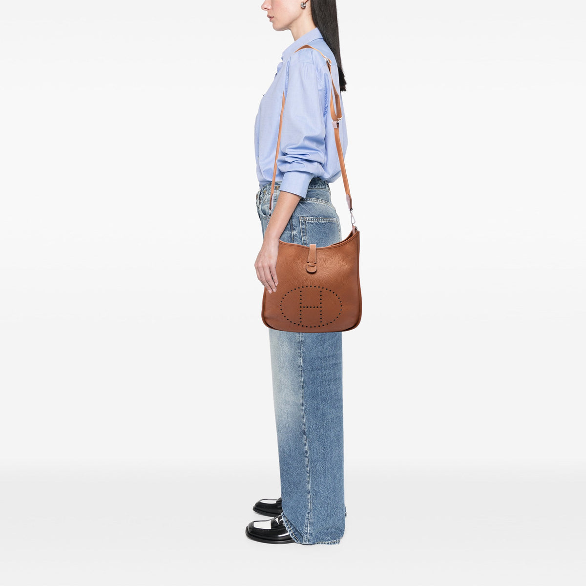 Hermès Clemence Evelyne III 33 — Brown