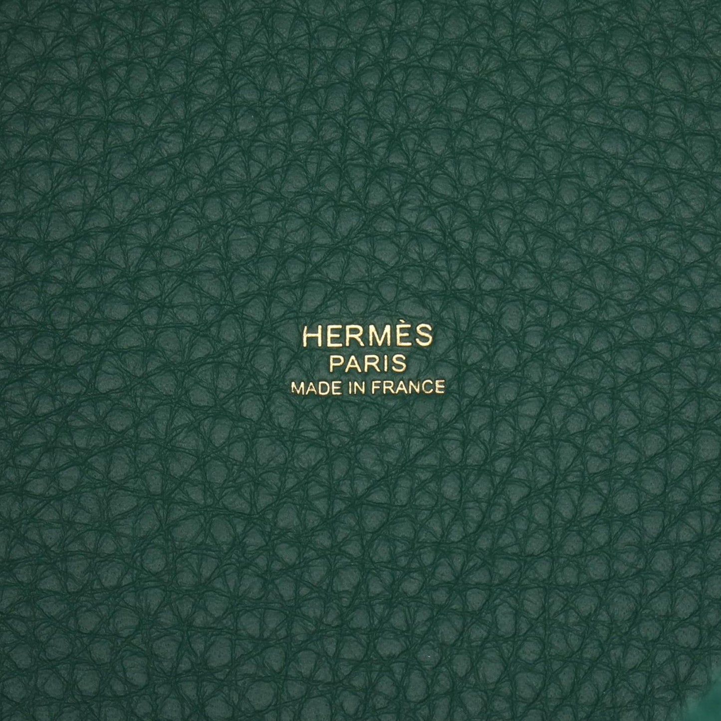 Hermès HERMES Picotin Lock PM Handbag Taurillon Clemence leather Taurillon Clemence Green Used Women