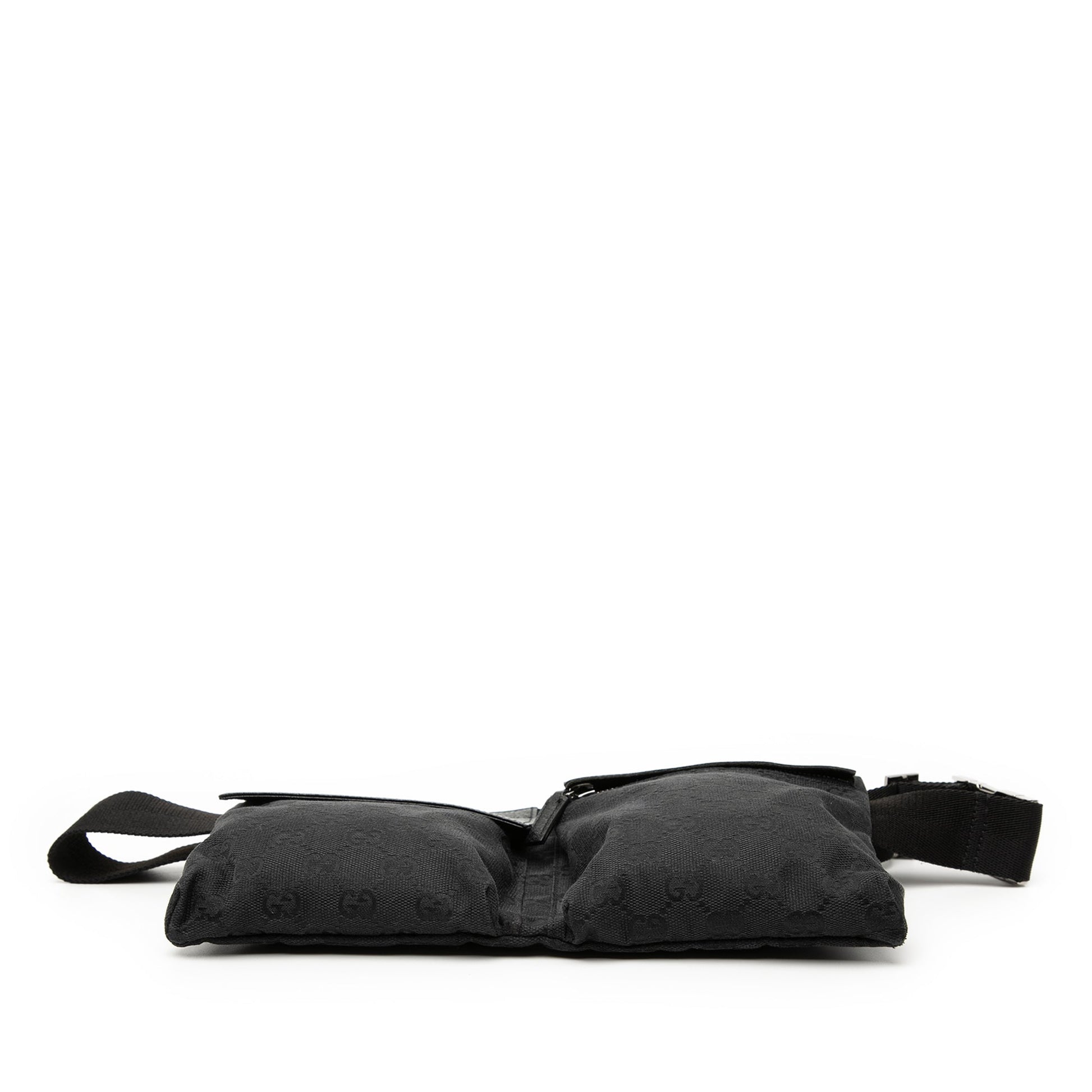 Gucci GG Canvas Double Pocket Belt Bag
