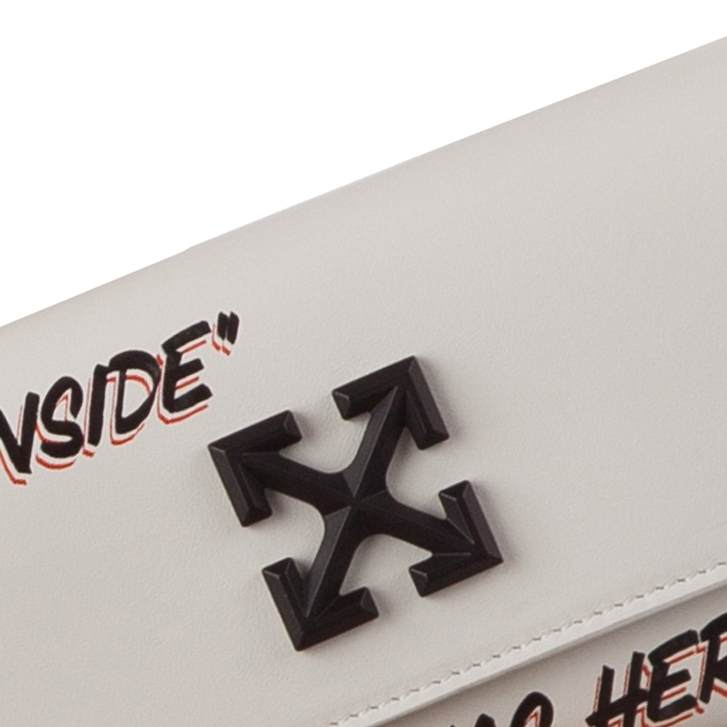 Off-White Jitney Quote Wallet on Chain