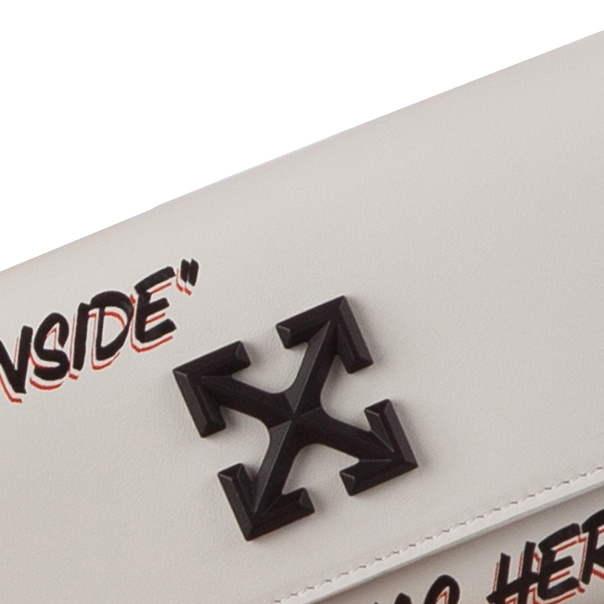 Off-White Jitney Quote Wallet on Chain