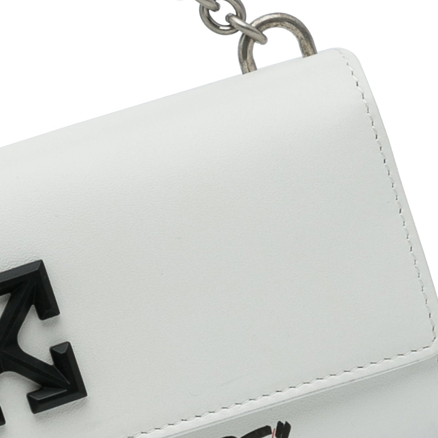 Off-White Jitney Quote Wallet on Chain