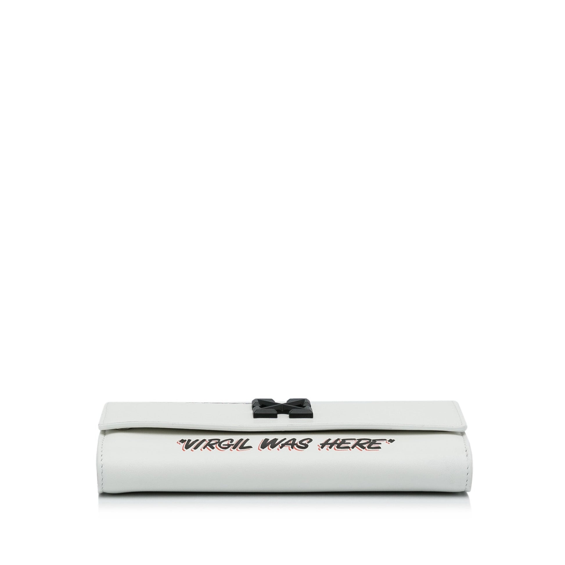 Off-White Jitney Quote Wallet on Chain
