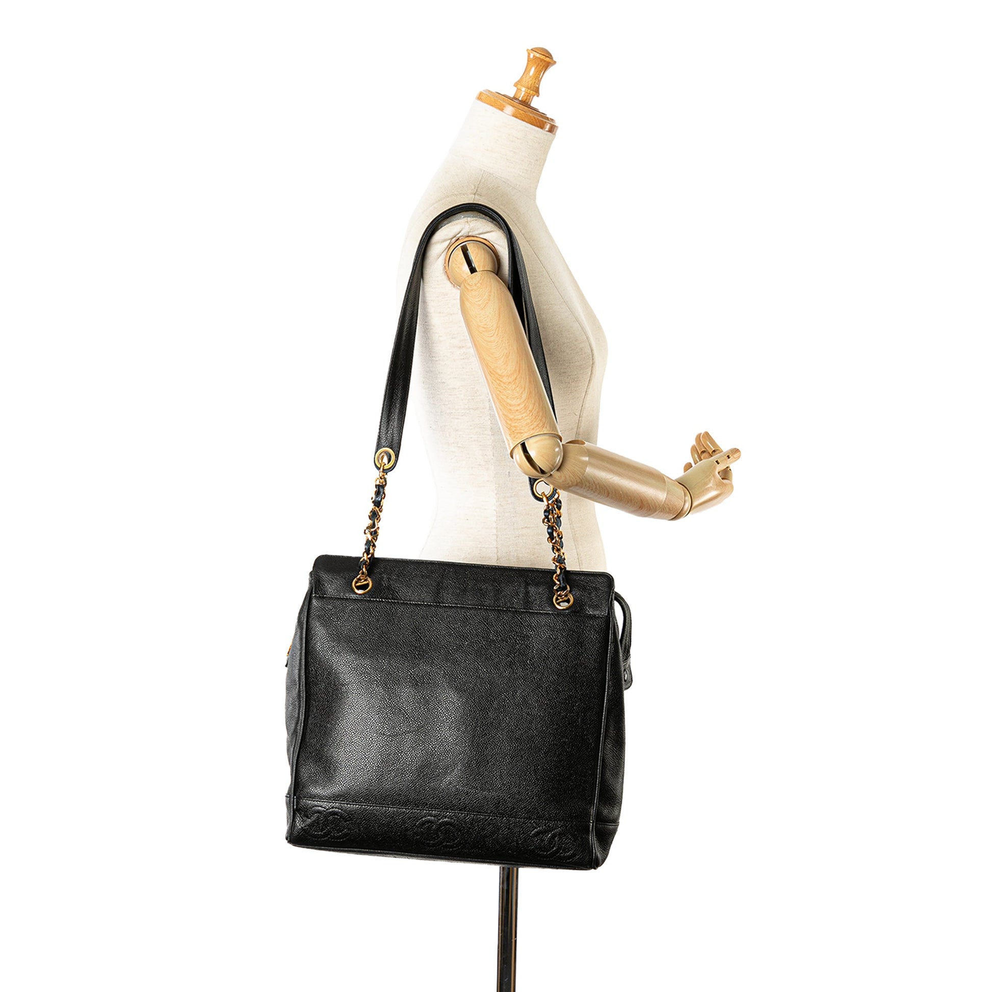 Chanel Triple CC Caviar Shoulder Bag