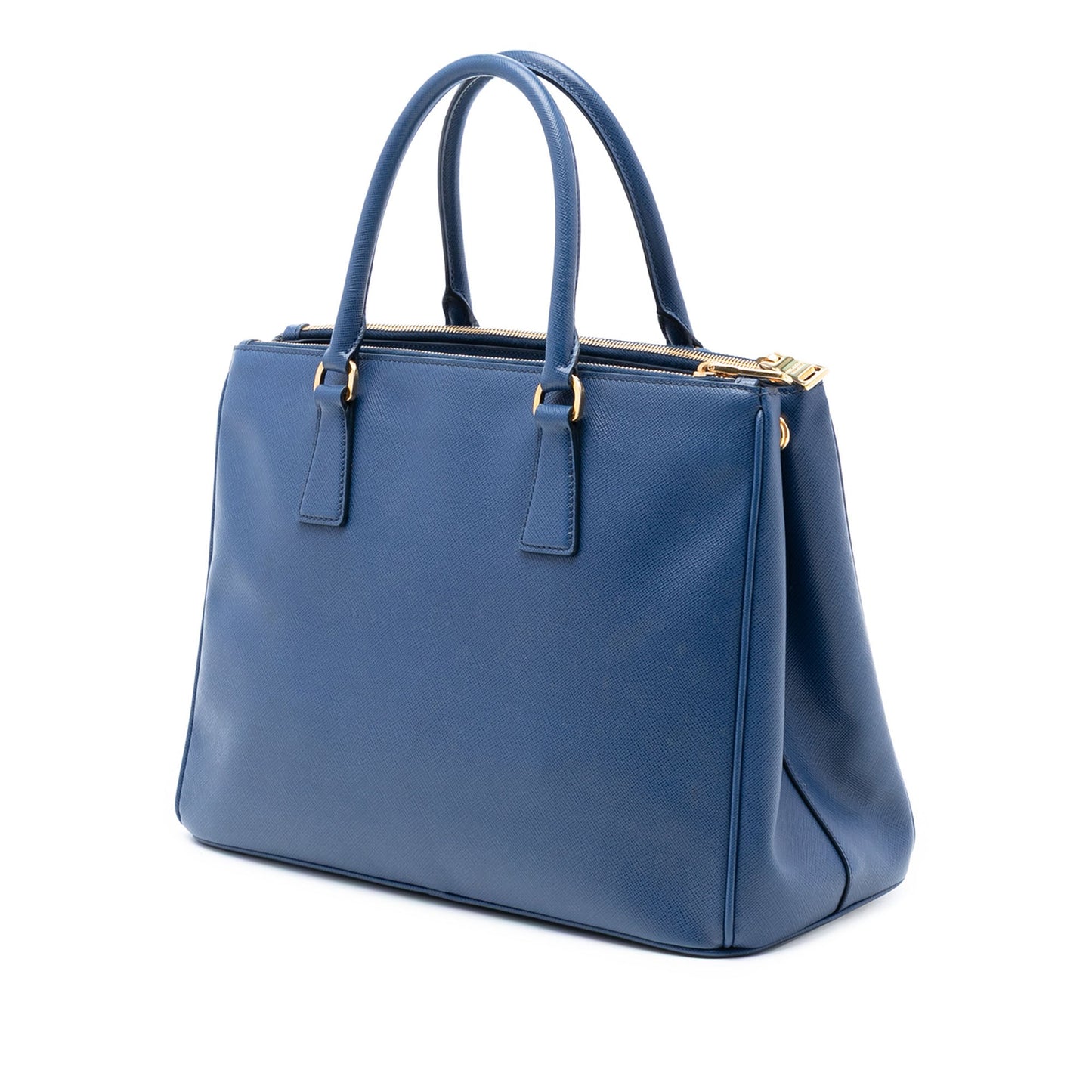 Prada Medium Saffiano Lux Galleria Double Zip Satchel
