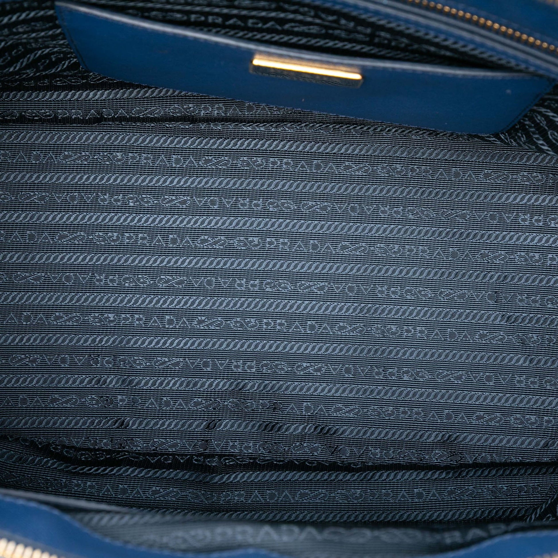 Prada Medium Saffiano Lux Galleria Double Zip Satchel