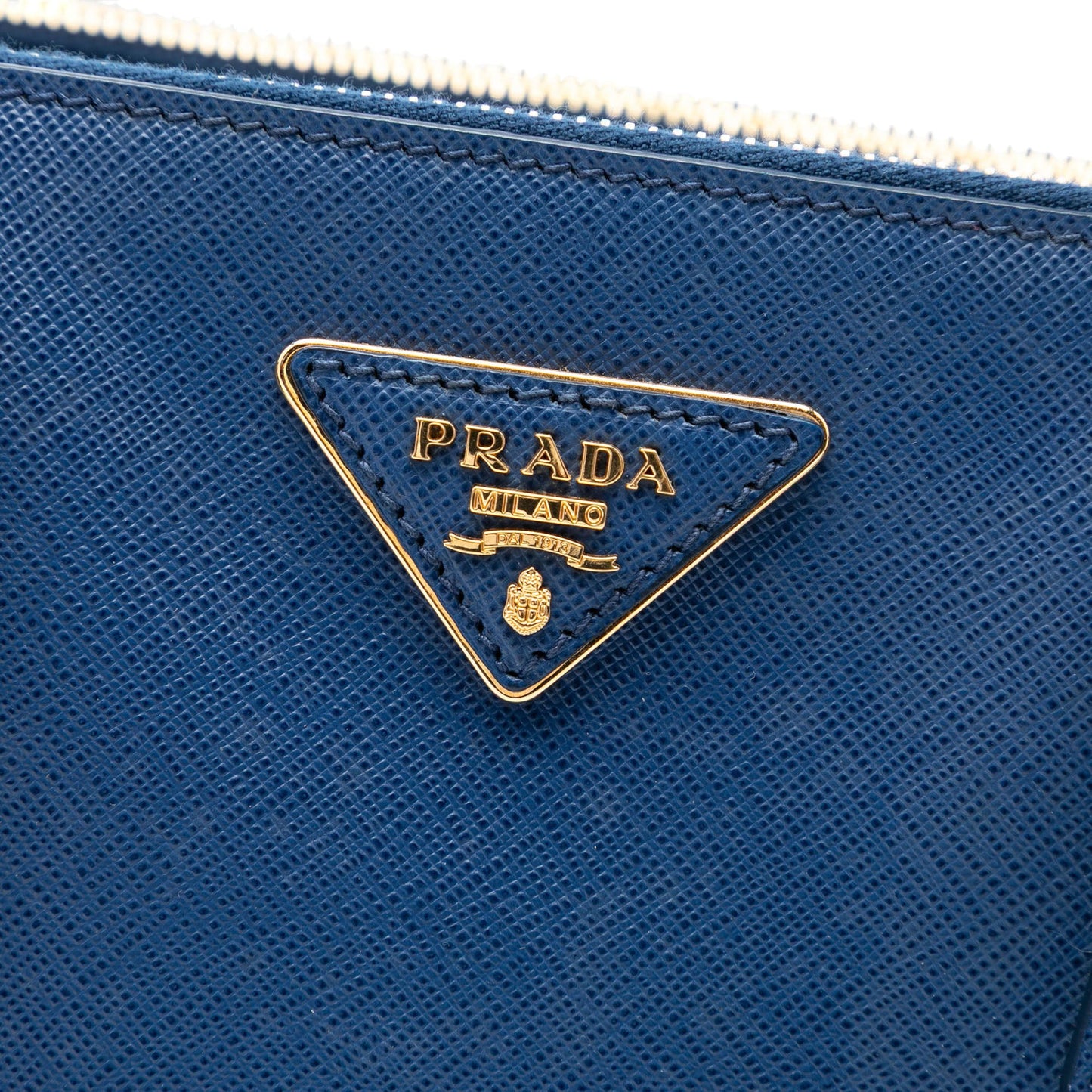 Prada Medium Saffiano Lux Galleria Double Zip Satchel