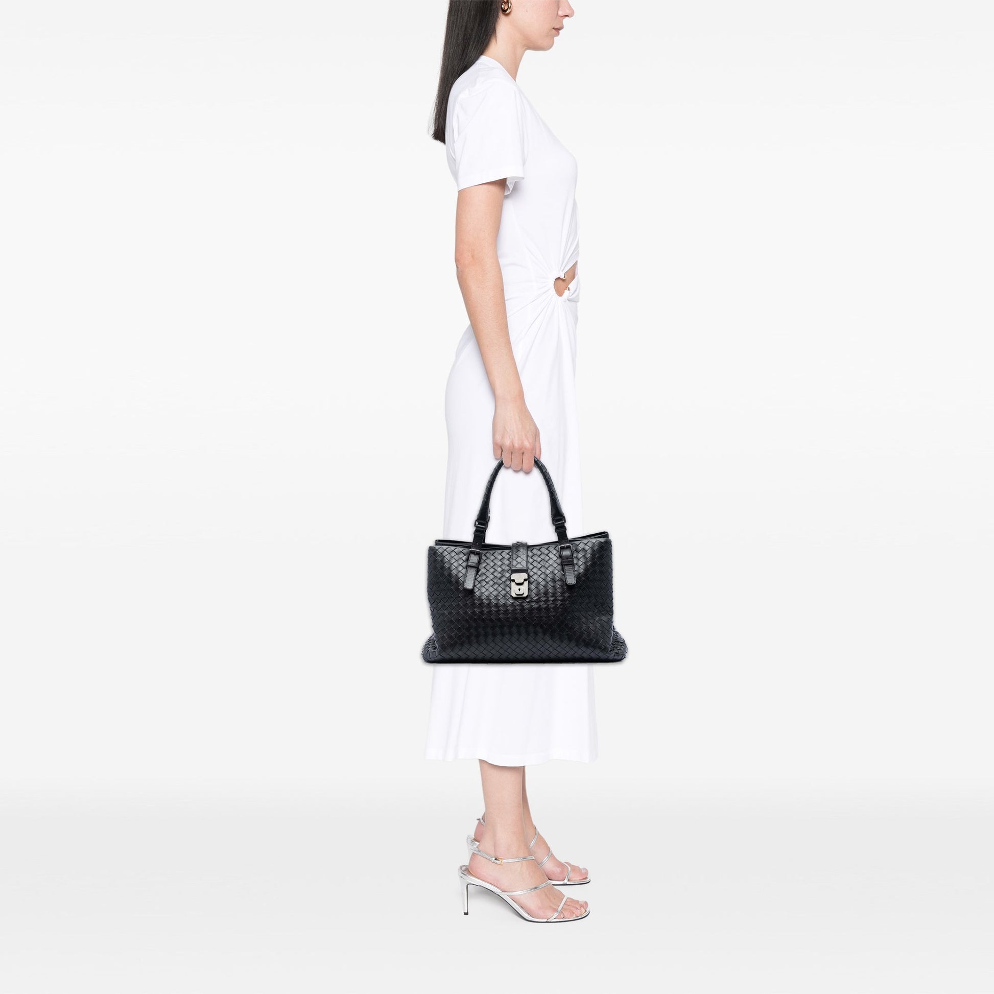 Bottega Veneta Medium Nappa Intrecciato Roma Tote