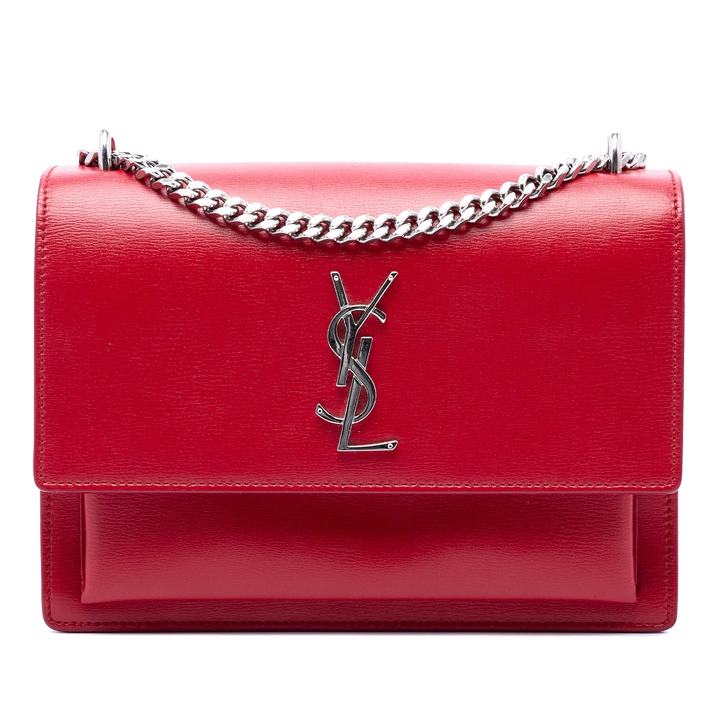 Saint Laurent Medium Calfskin Monogram Sunset Crossbody
