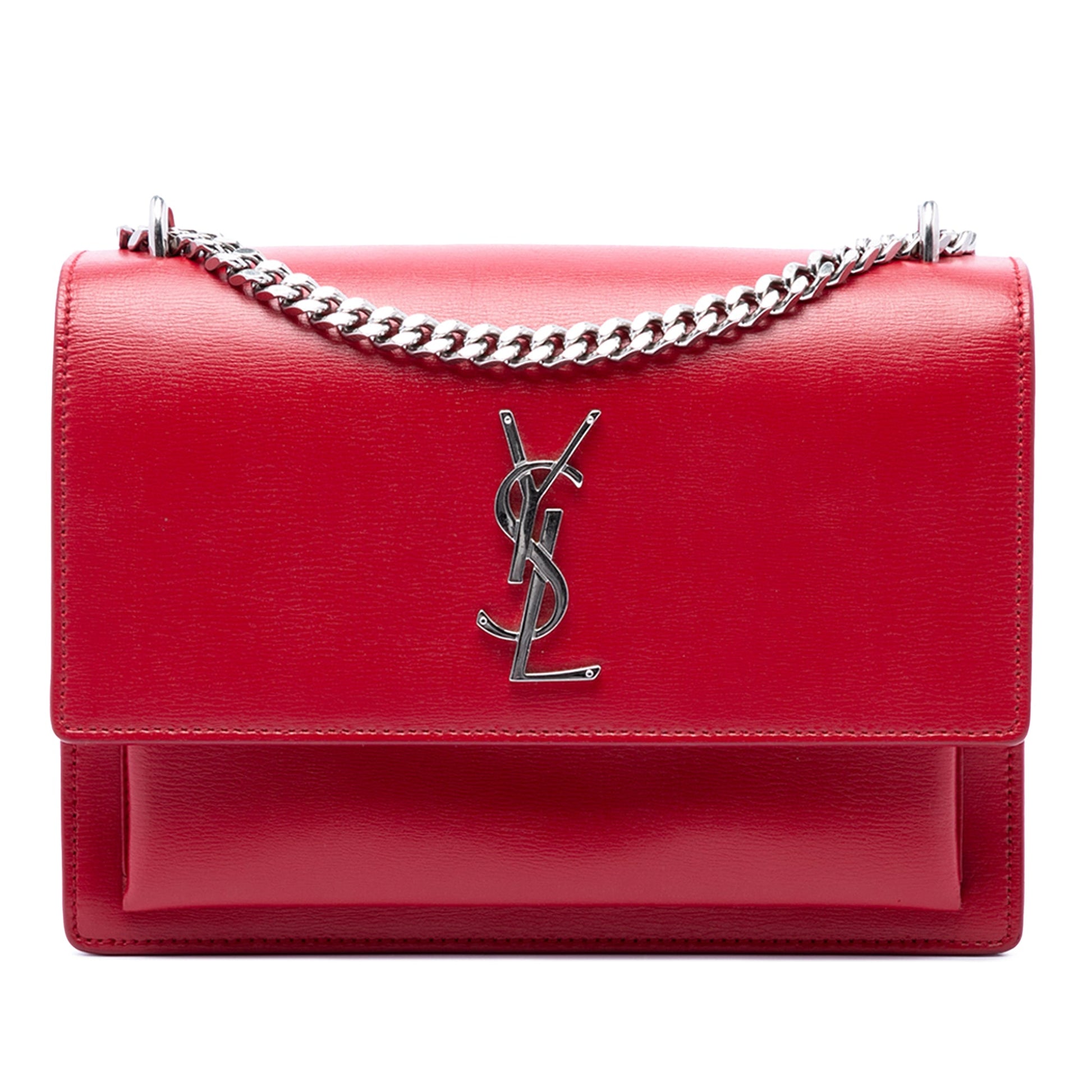 Saint Laurent Medium Calfskin Monogram Sunset Crossbody