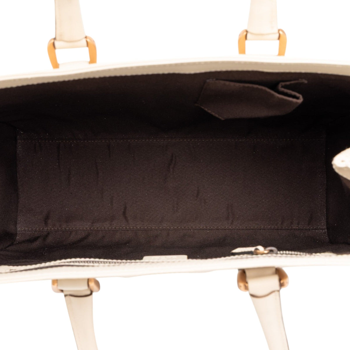 Gucci Calfskin and GG Canvas Nailhead Tote