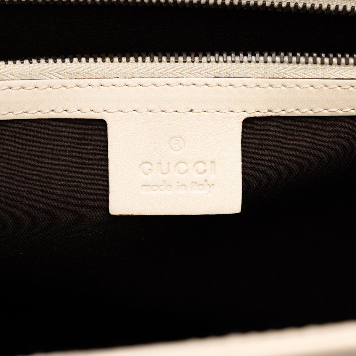 Gucci Calfskin and GG Canvas Nailhead Tote