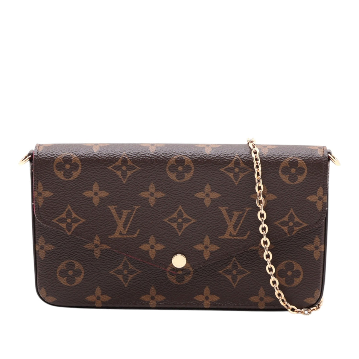 Louis Vuitton Monogram Pochette Felicie — Brown