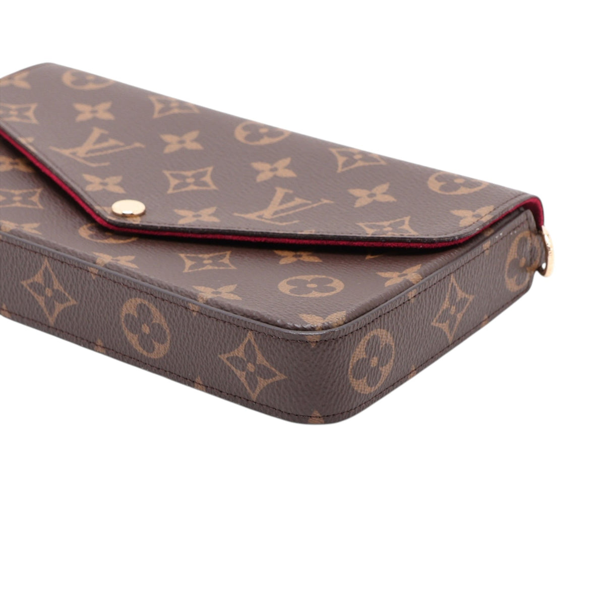 Louis Vuitton Monogram Pochette Felicie — Brown