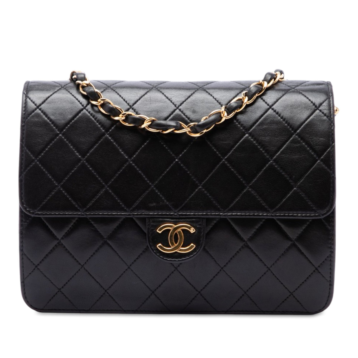 Chanel Small CC Quilted Lambskin Single Flap
