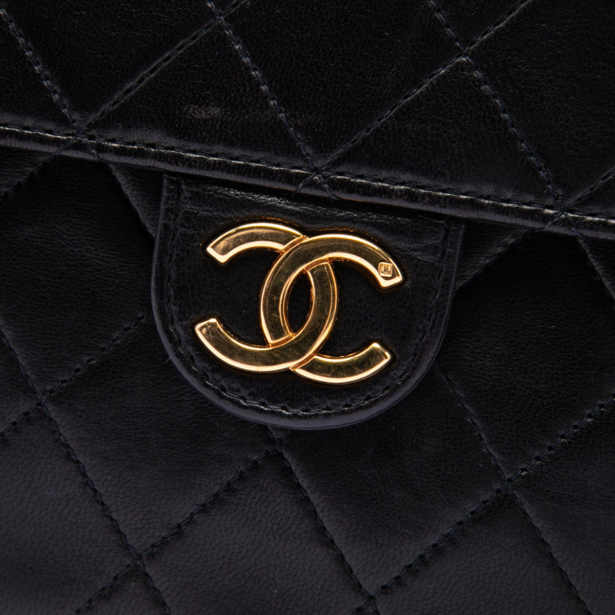 Chanel Small CC Quilted Lambskin Single Flap