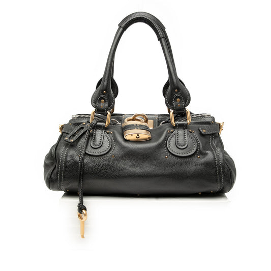 ChloÃ© Leather Paddington Handbag