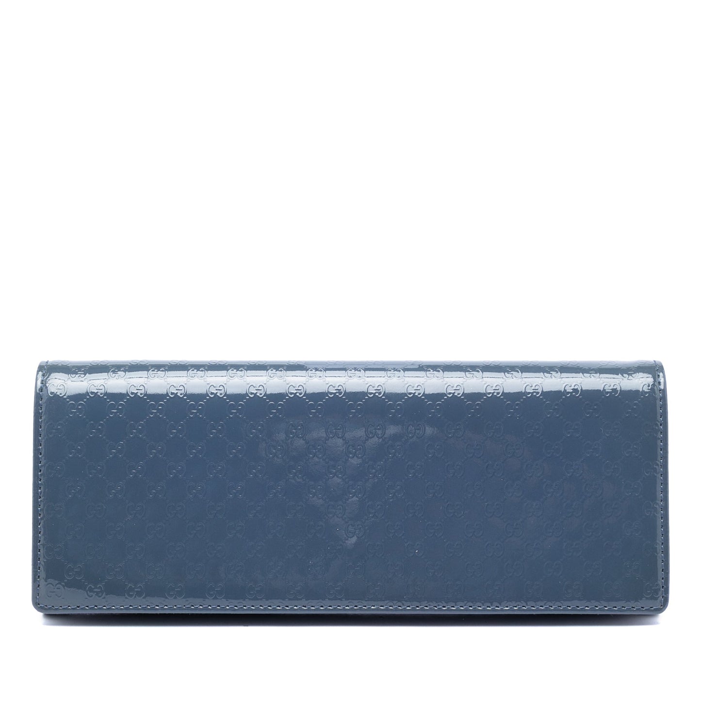 Gucci Microguccissima Patent Broadway Clutch