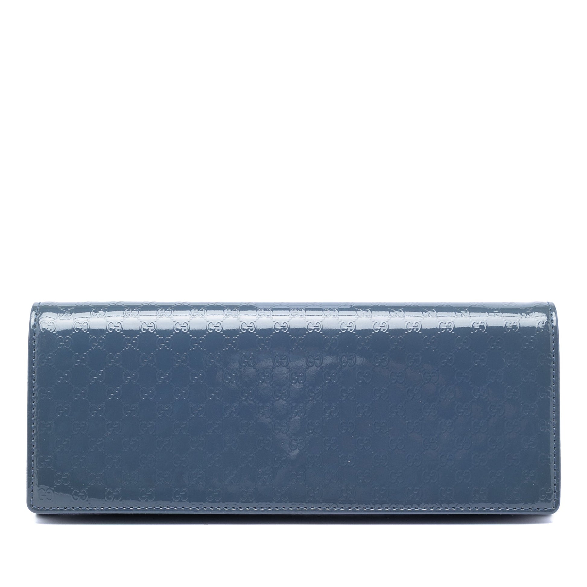 Gucci Microguccissima Patent Broadway Clutch