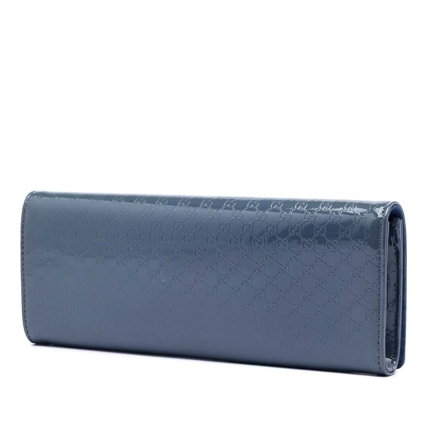 Gucci Microguccissima Patent Broadway Clutch