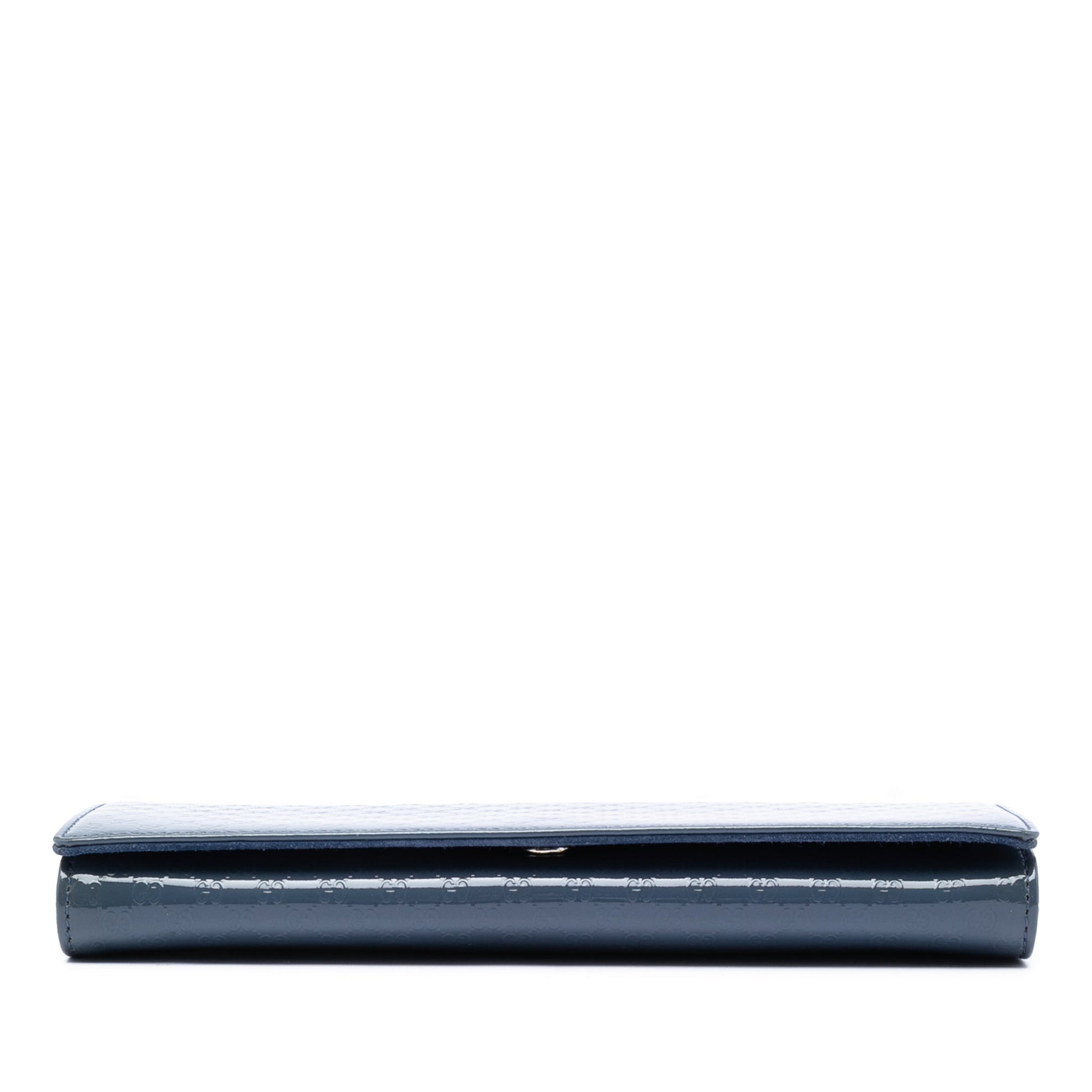 Gucci Microguccissima Patent Broadway Clutch