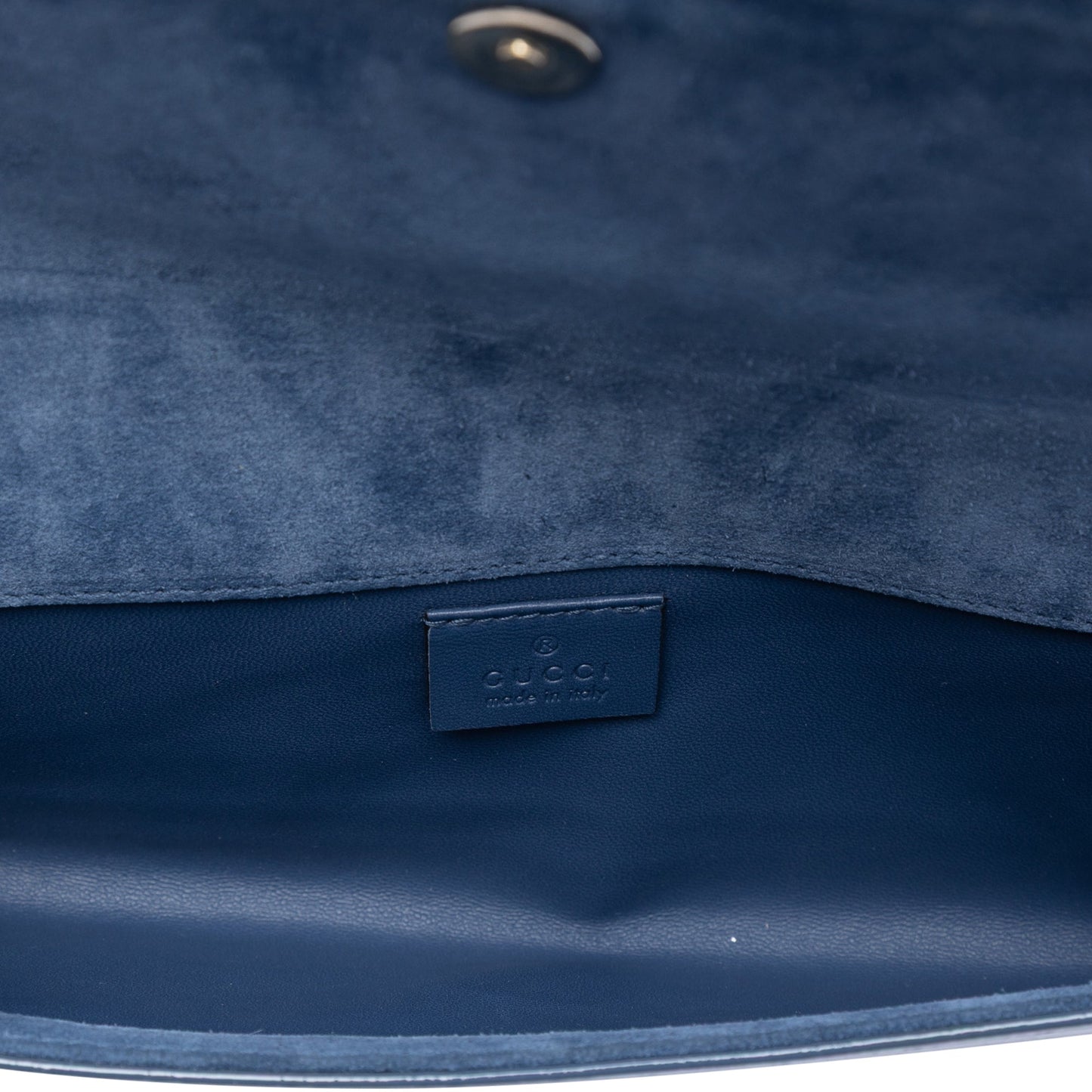 Gucci Microguccissima Patent Broadway Clutch